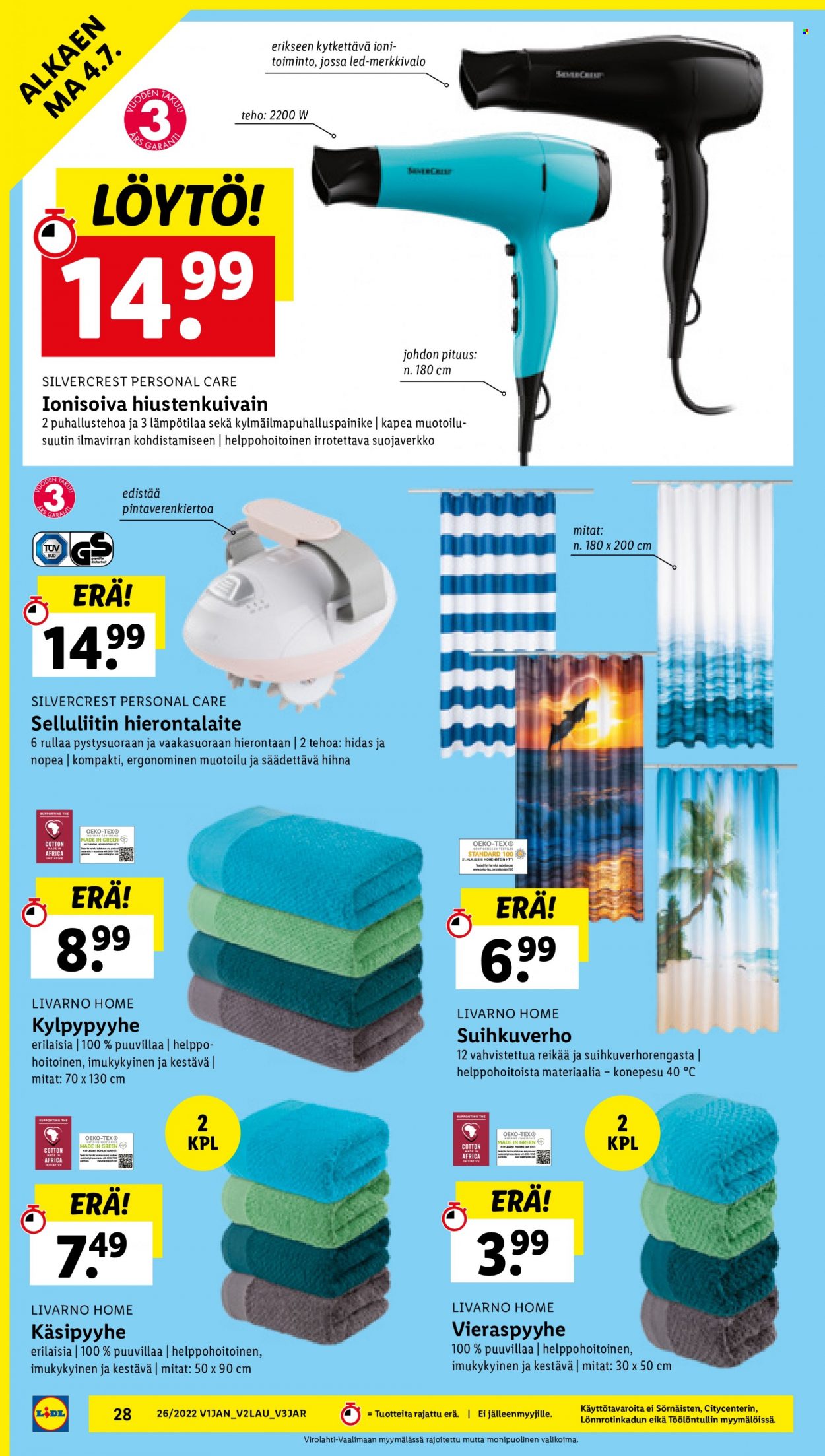 Lidl tarjoukset - 30.06.2022 - 06.07.2022. Sivu 28