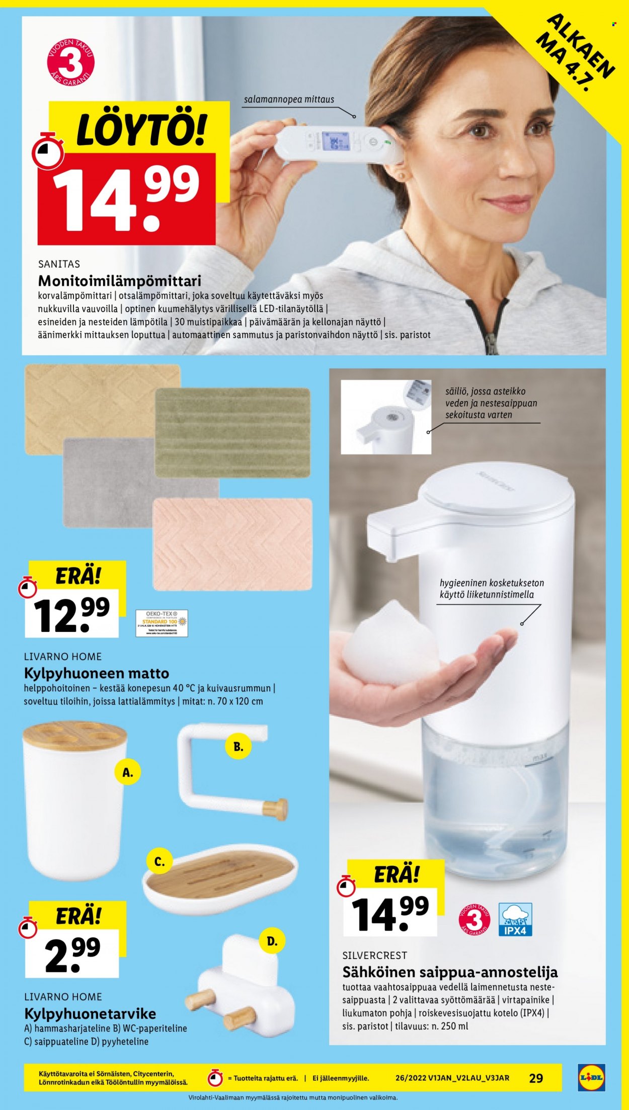 Lidl tarjoukset - 30.06.2022 - 06.07.2022. Sivu 29