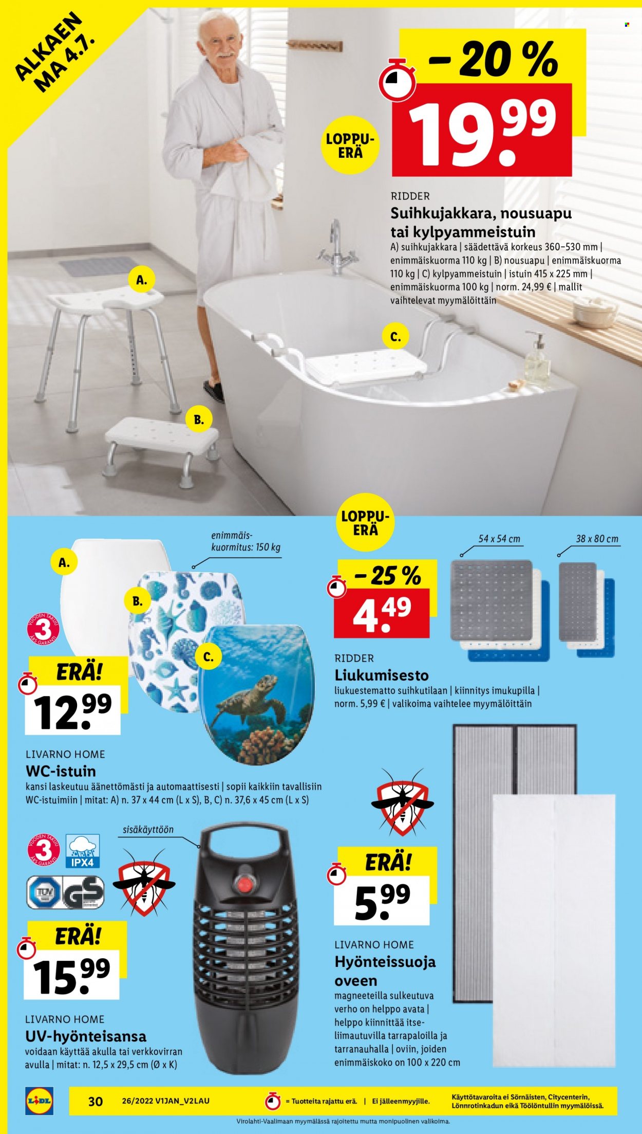 Lidl tarjoukset - 30.06.2022 - 06.07.2022. Sivu 30