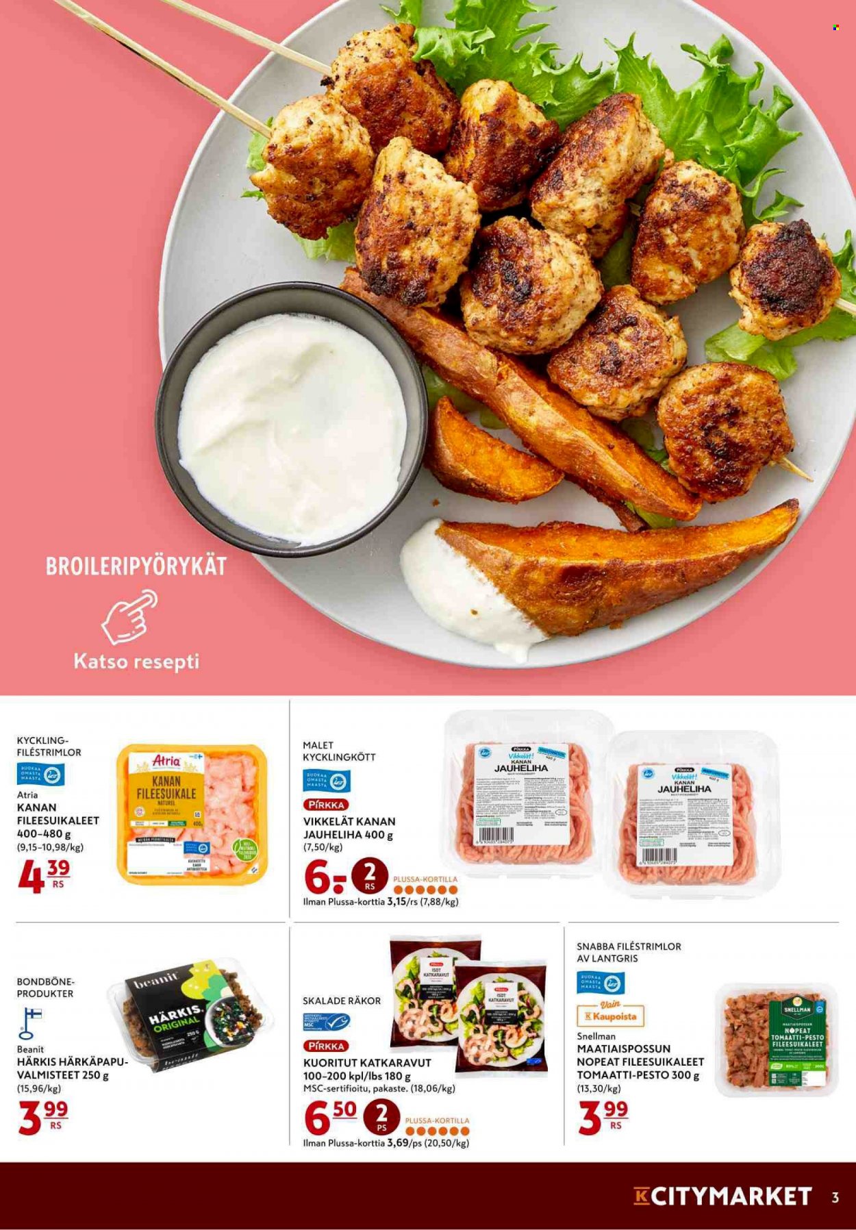K-citymarket tarjoukset - 27.06.2022 - 29.06.2022. Sivu 3