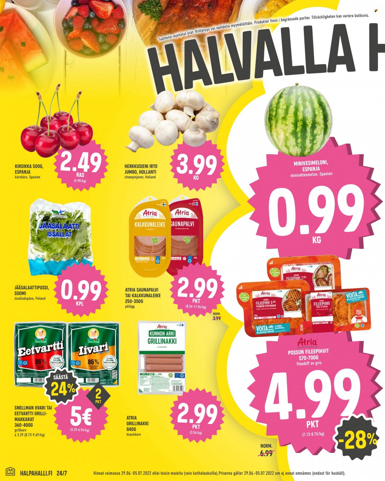 HalpaHalli tarjoukset - 29.06.2022 - 05.07.2022. Sivu 4