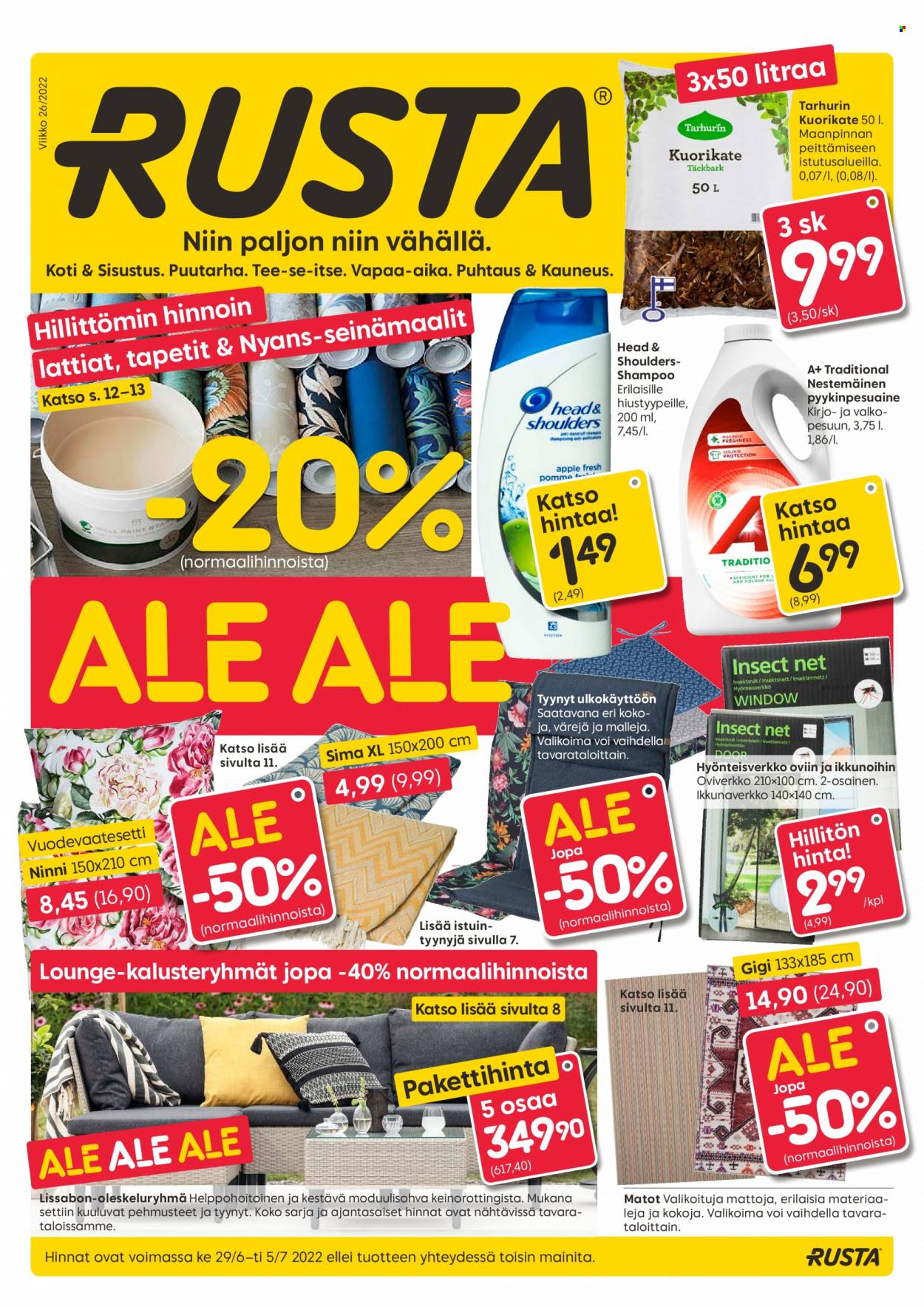 Rusta tarjoukset - 29.06.2022 - 05.07.2022. Sivu 1