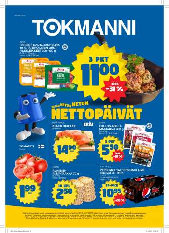 Tokmanni tarjoukset  - 30.06.2022 - 03.07.2022.