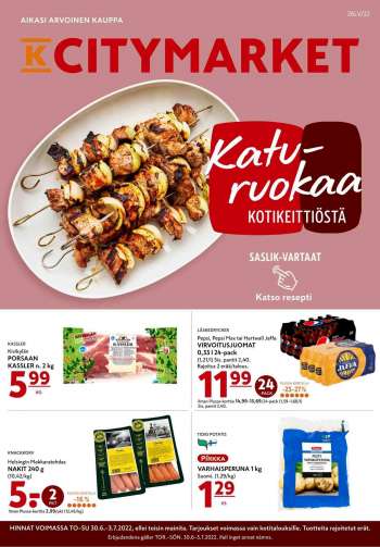 K-citymarket tarjoukset  - 30.06.2022 - 03.07.2022.