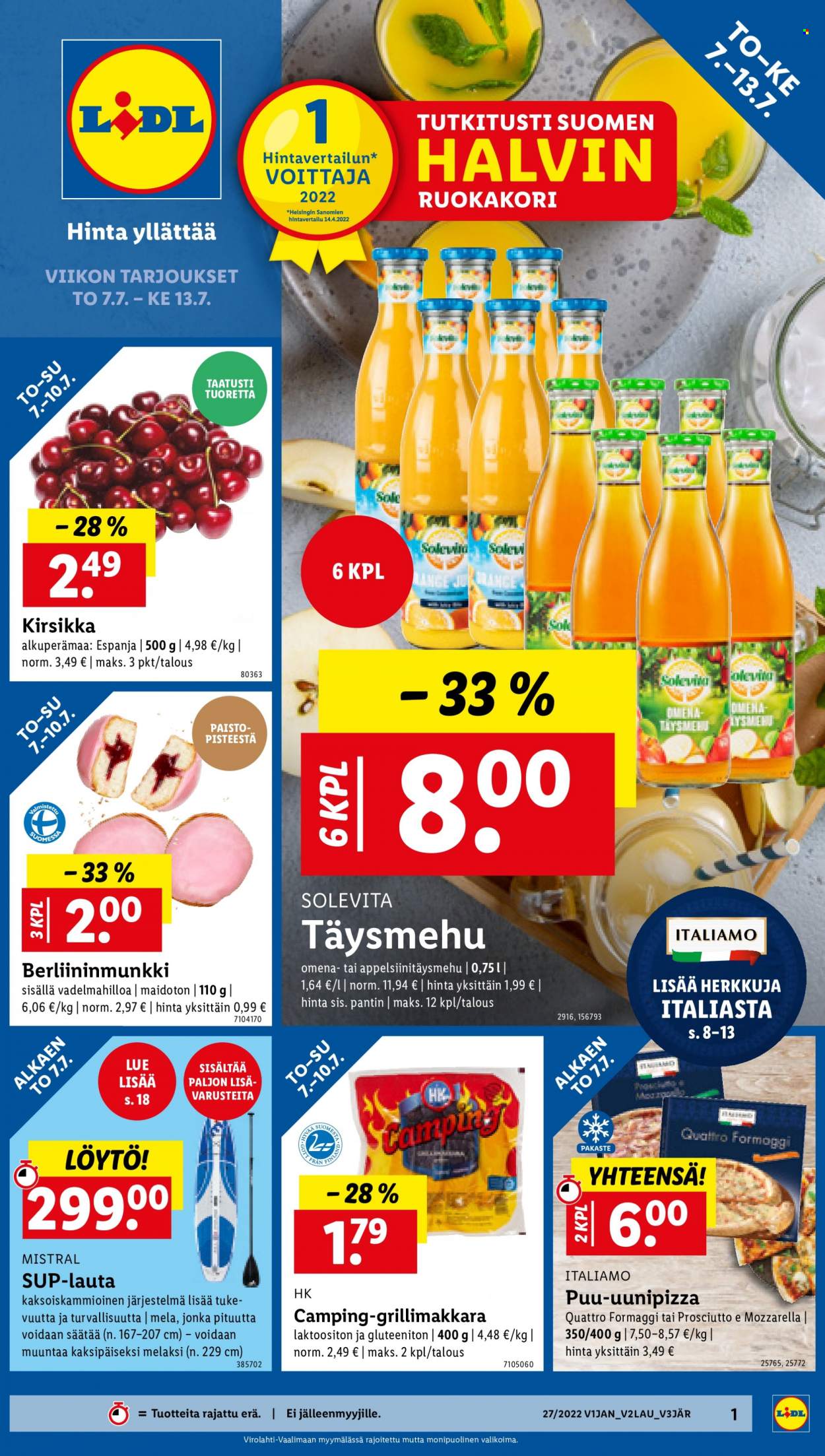Lidl tarjoukset - 07.07.2022 - 13.07.2022. Sivu 1