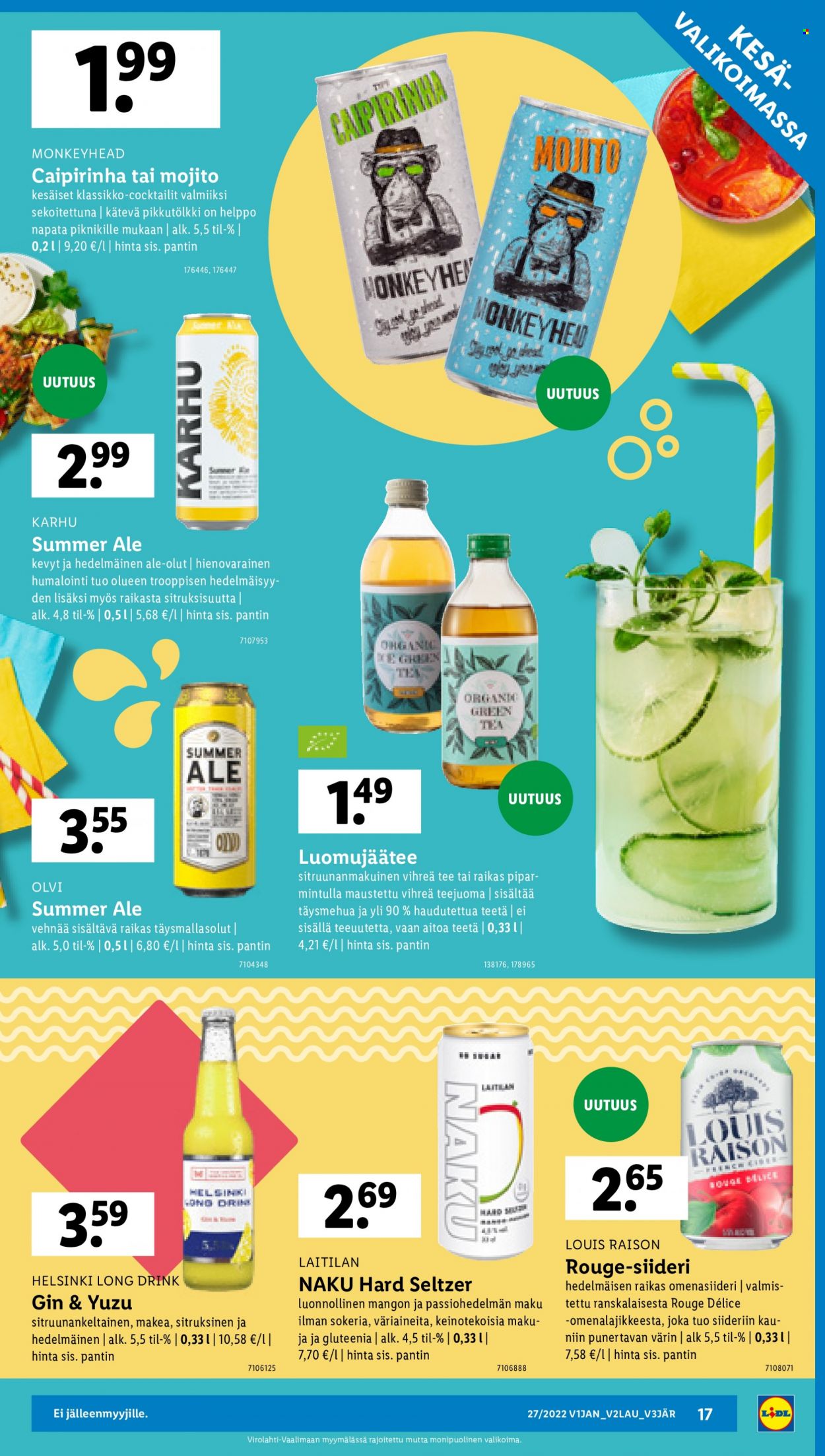 Lidl tarjoukset - 07.07.2022 - 13.07.2022. Sivu 17