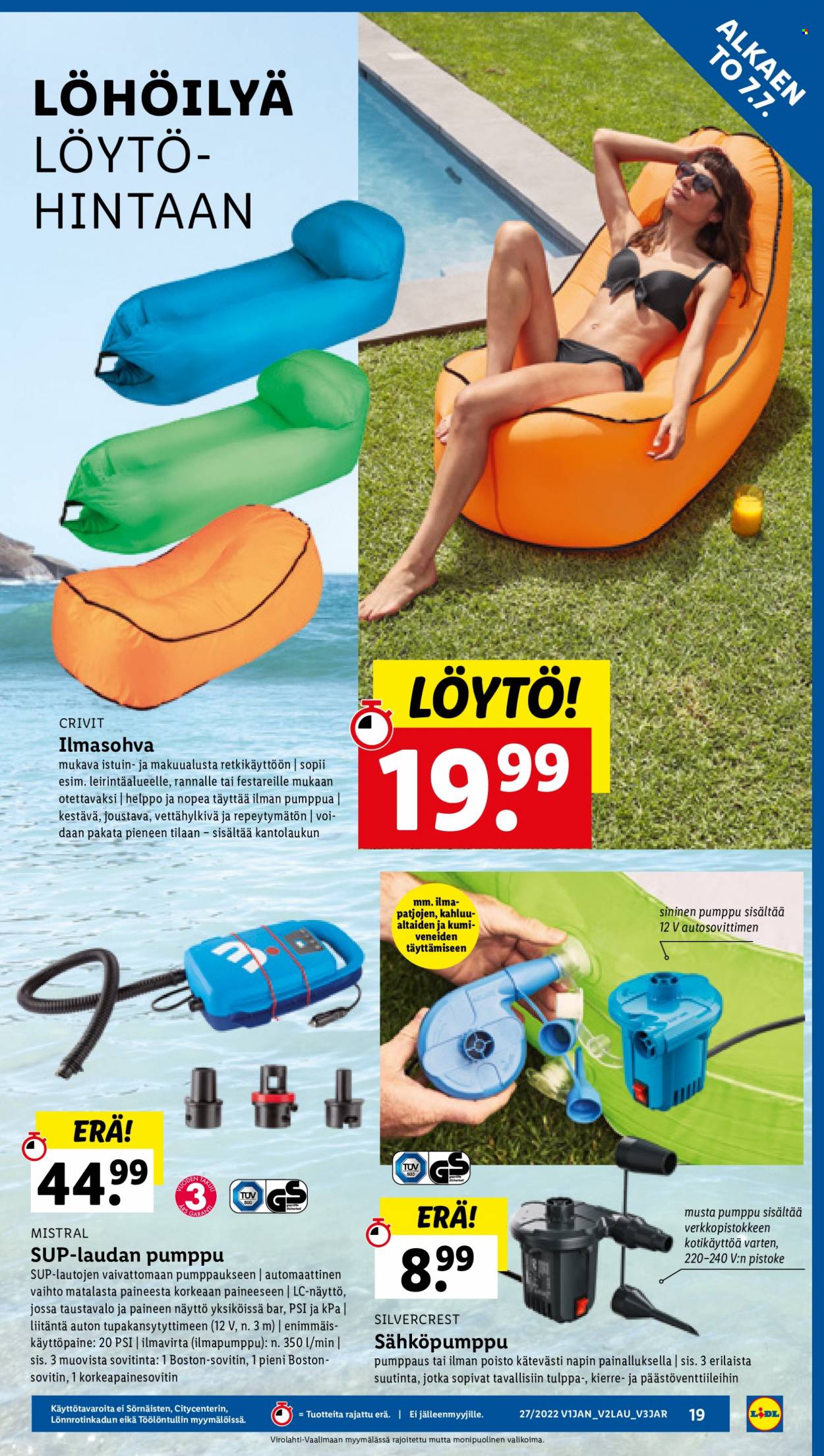 Lidl tarjoukset - 07.07.2022 - 13.07.2022. Sivu 19