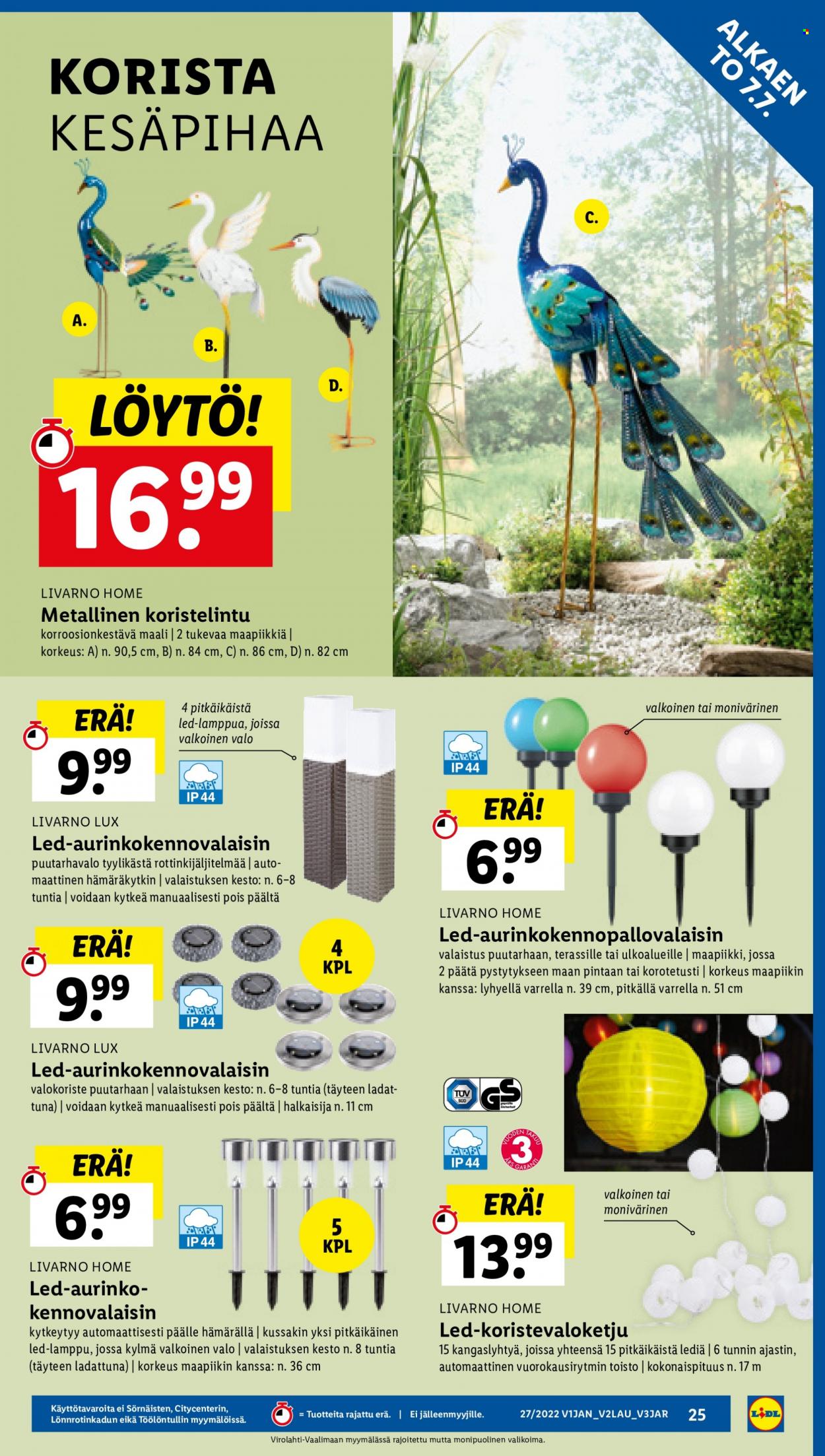Lidl tarjoukset - 07.07.2022 - 13.07.2022. Sivu 25