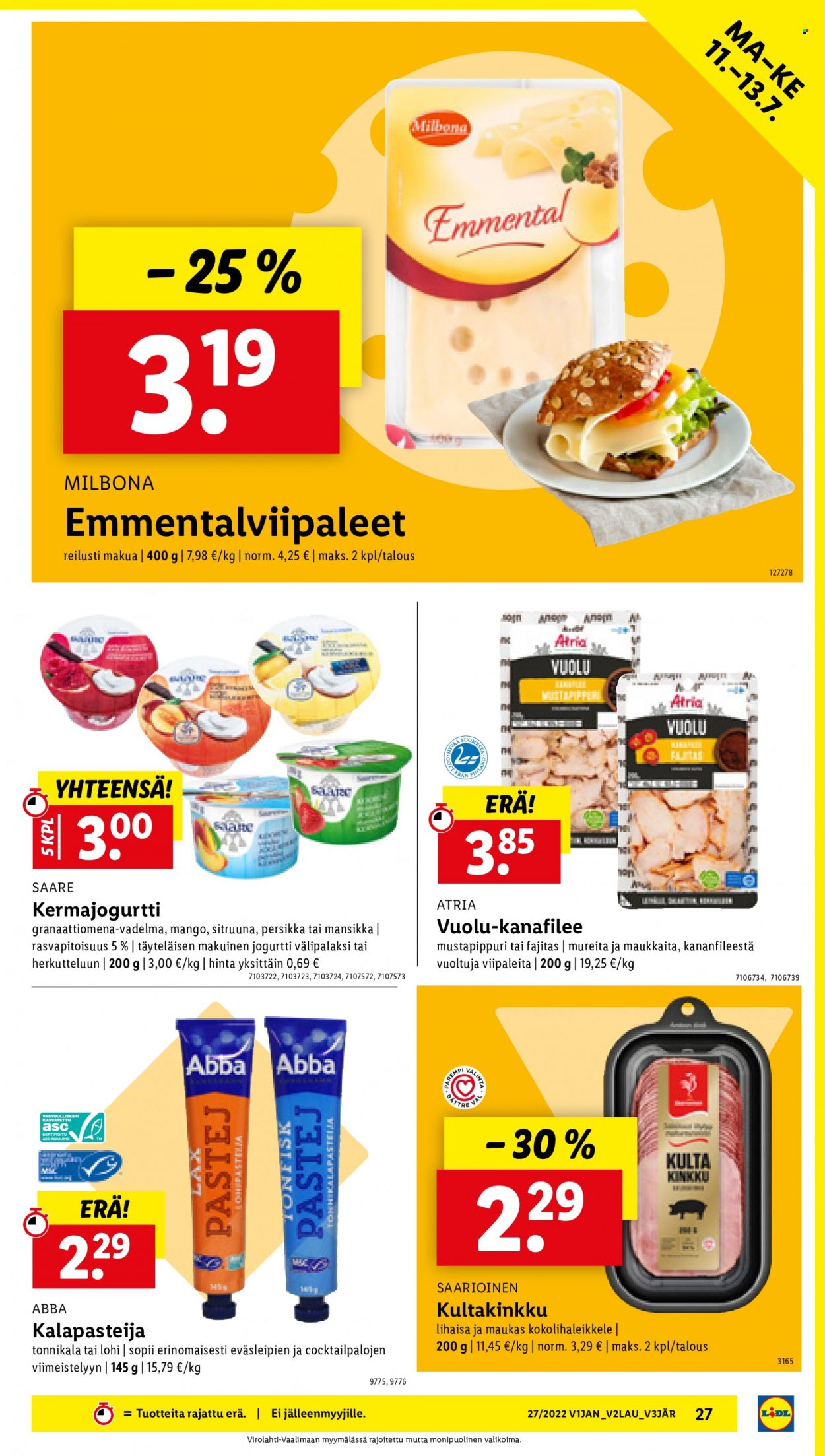 Lidl tarjoukset - 07.07.2022 - 13.07.2022. Sivu 27