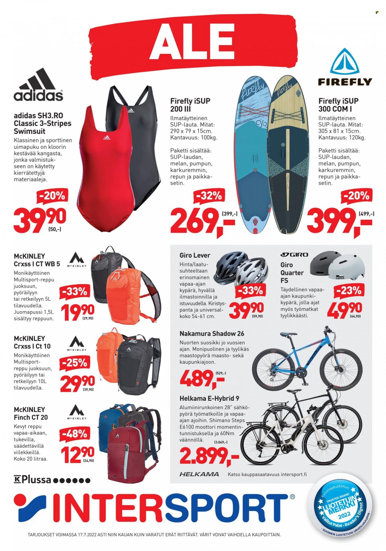 Intersport tarjoukset - 04.07.2022 - 17.07.2022. Sivu 8