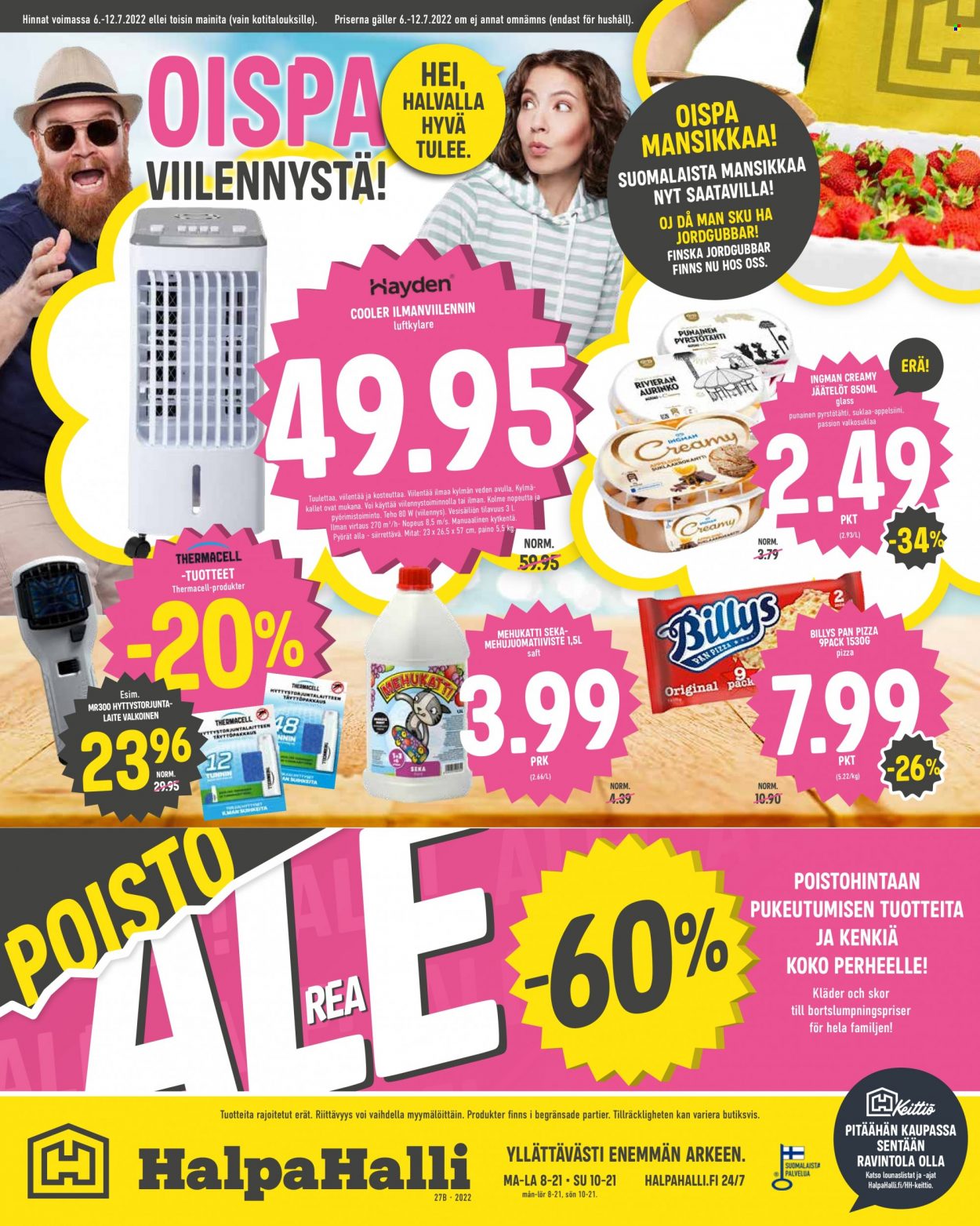 HalpaHalli tarjoukset - 06.07.2022 - 12.07.2022. Sivu 1
