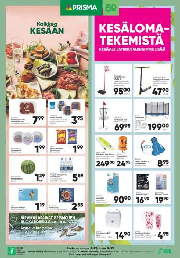 Prisma tarjoukset  - 06.07.2022 - 10.07.2022.