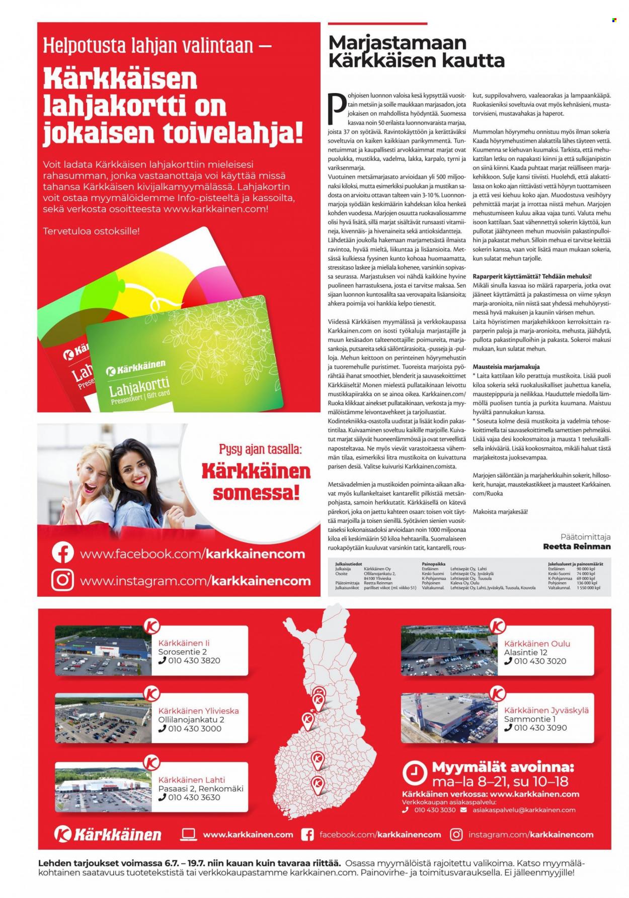 Kärkkäinen tarjoukset - 06.07.2022 - 19.07.2022. Sivu 2