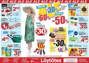 Löytötex tarjoukset  - 06.07.2022 - 12.07.2022.