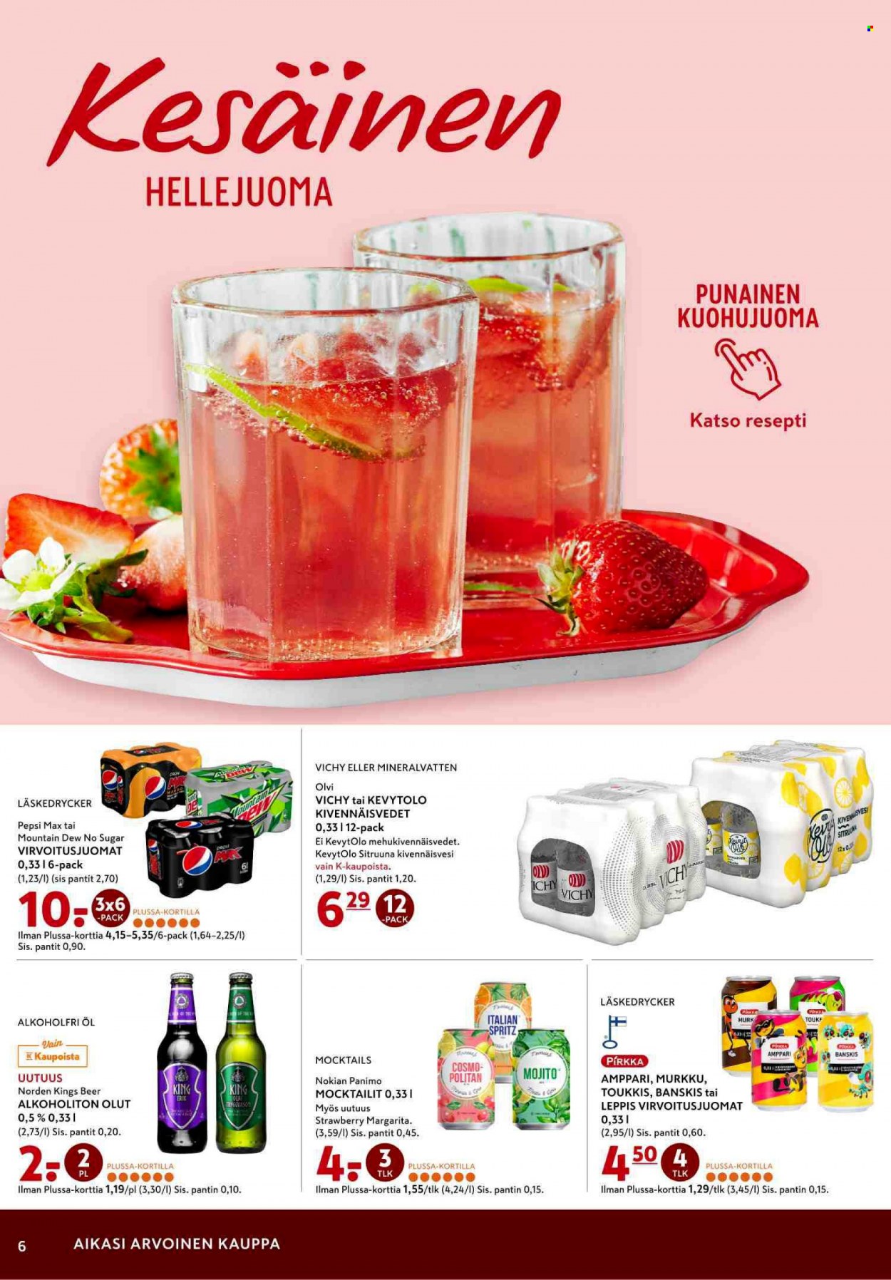 K-citymarket tarjoukset - 07.07.2022 - 10.07.2022. Sivu 6