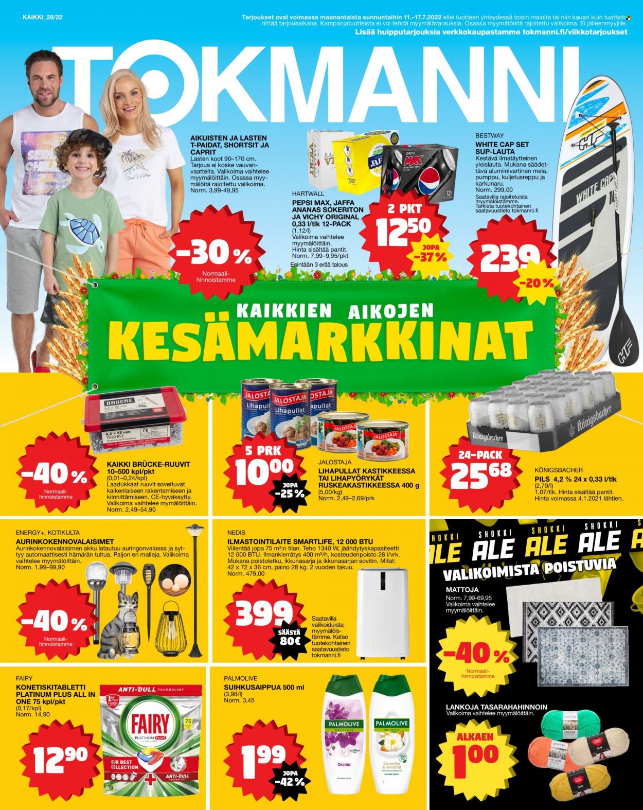 Tokmanni tarjoukset - 11.07.2022 - 17.07.2022. Sivu 1