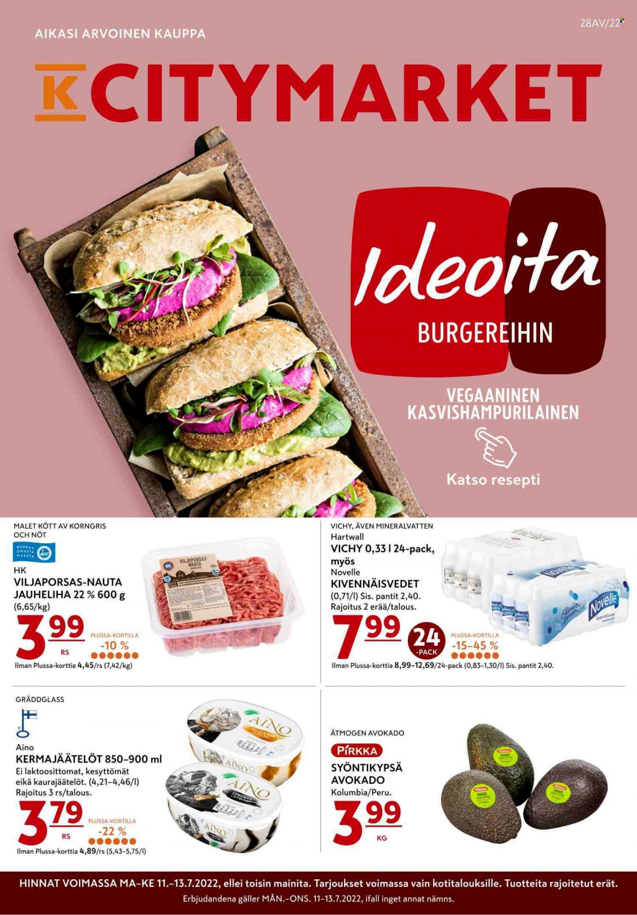 K-citymarket tarjoukset - 11.07.2022 - 13.07.2022. Sivu 1