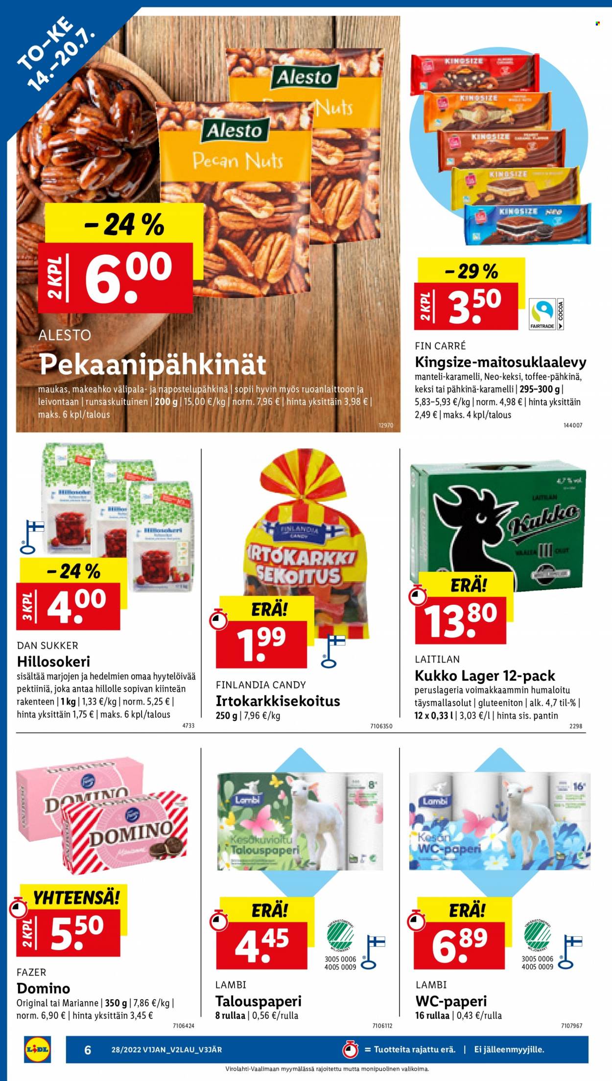 Lidl tarjoukset - 14.07.2022 - 20.07.2022. Sivu 6