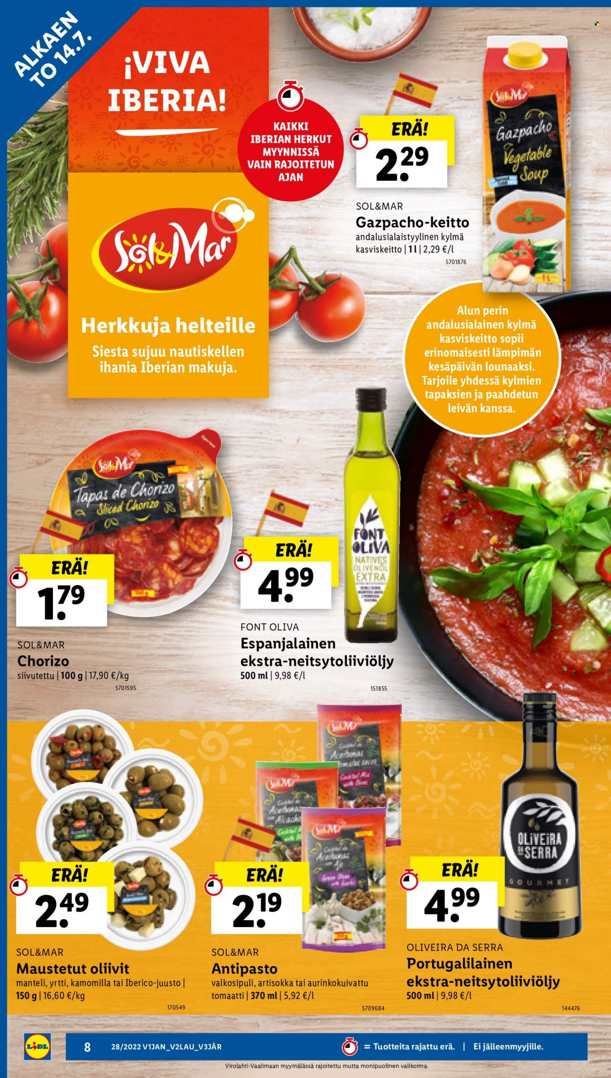 Lidl tarjoukset - 14.07.2022 - 20.07.2022. Sivu 8