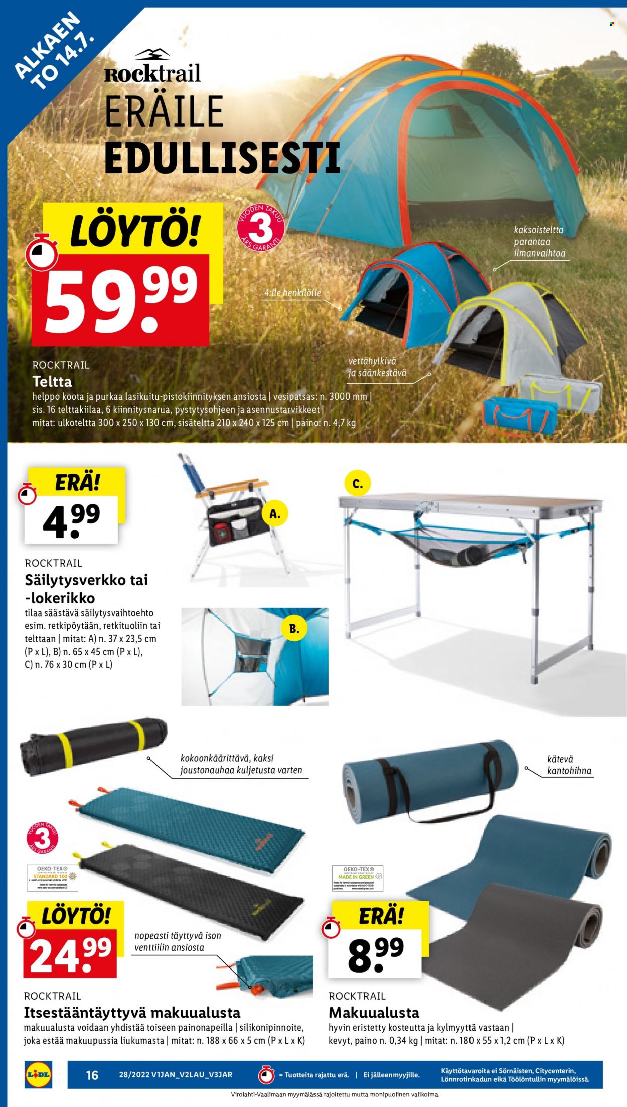 Lidl tarjoukset - 14.07.2022 - 20.07.2022. Sivu 16
