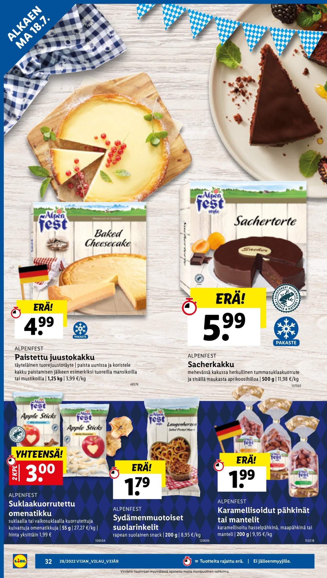 Lidl tarjoukset - 14.07.2022 - 20.07.2022. Sivu 32