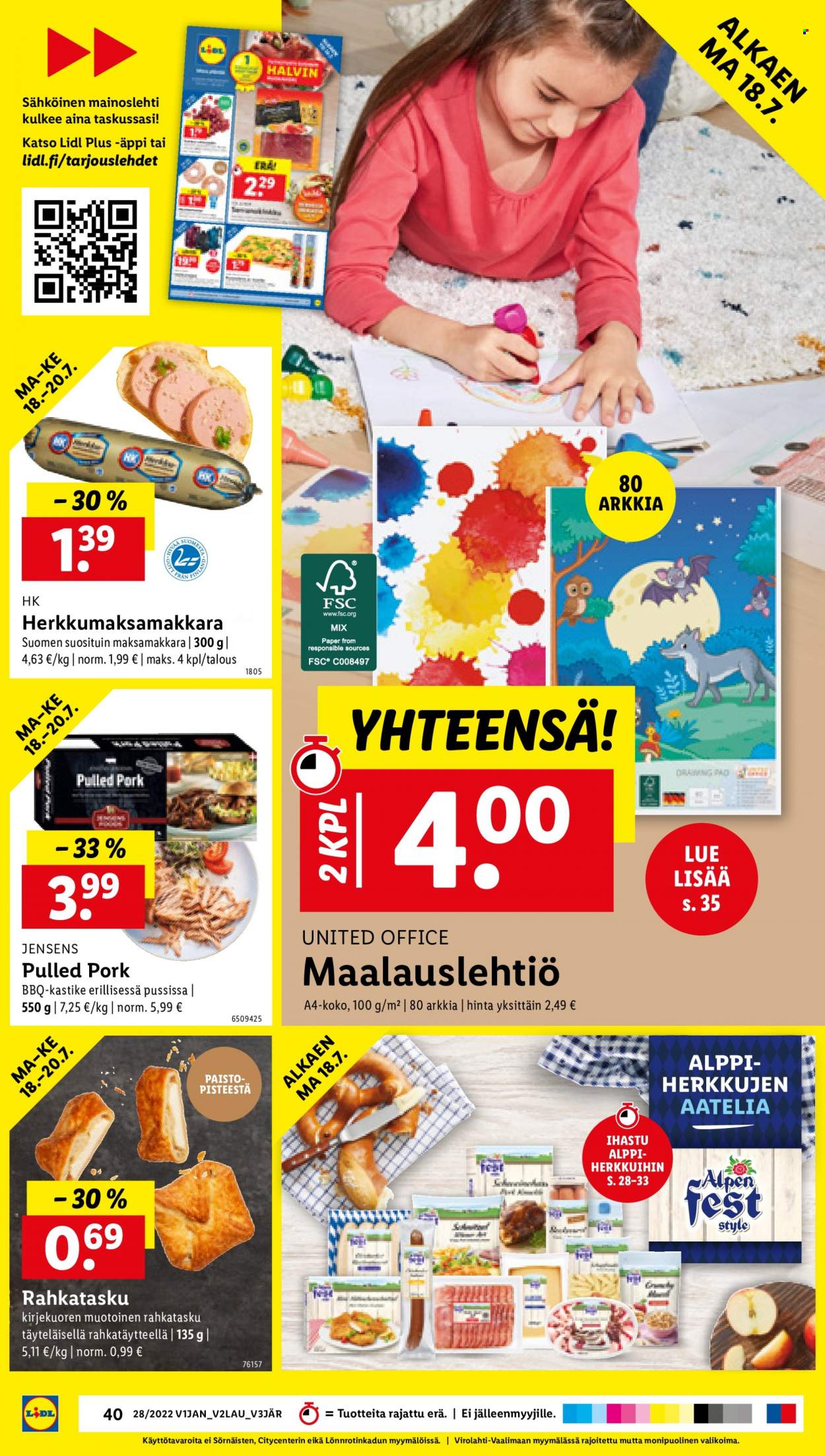 Lidl tarjoukset - 14.07.2022 - 20.07.2022. Sivu 40