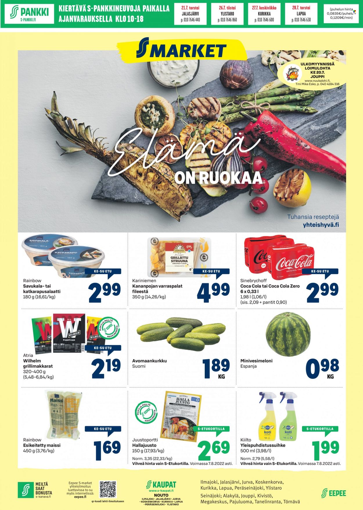 S-market tarjoukset - 13.07.2022 - 17.07.2022. Sivu 1