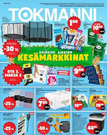 Tokmanni tarjoukset  - 18.07.2022 - 24.07.2022.