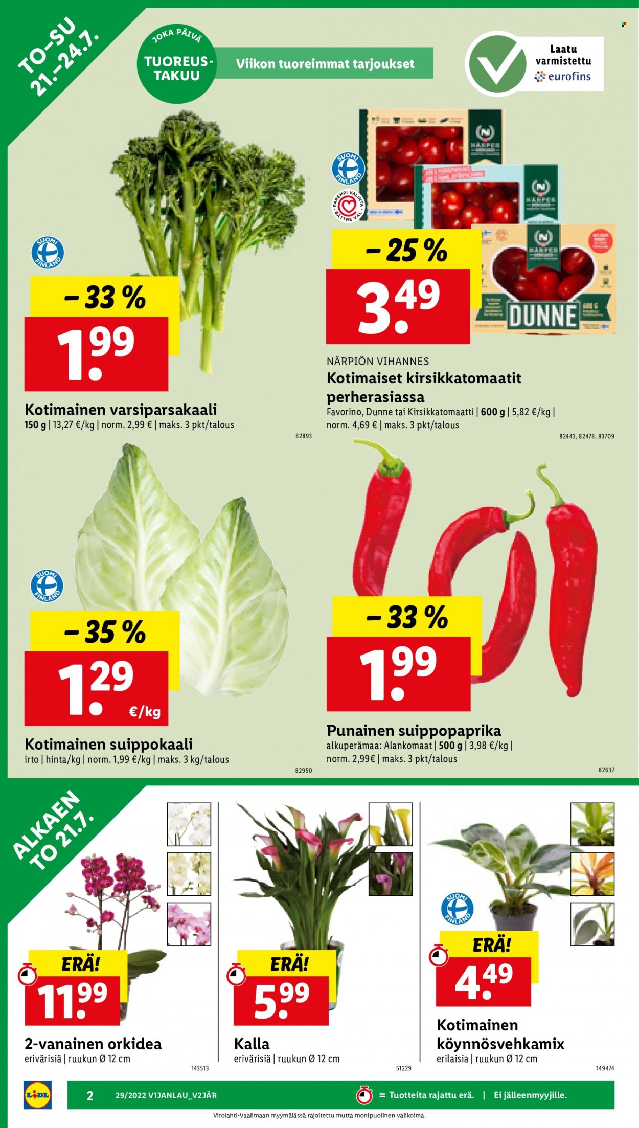 Lidl tarjoukset - 21.07.2022 - 27.07.2022. Sivu 2