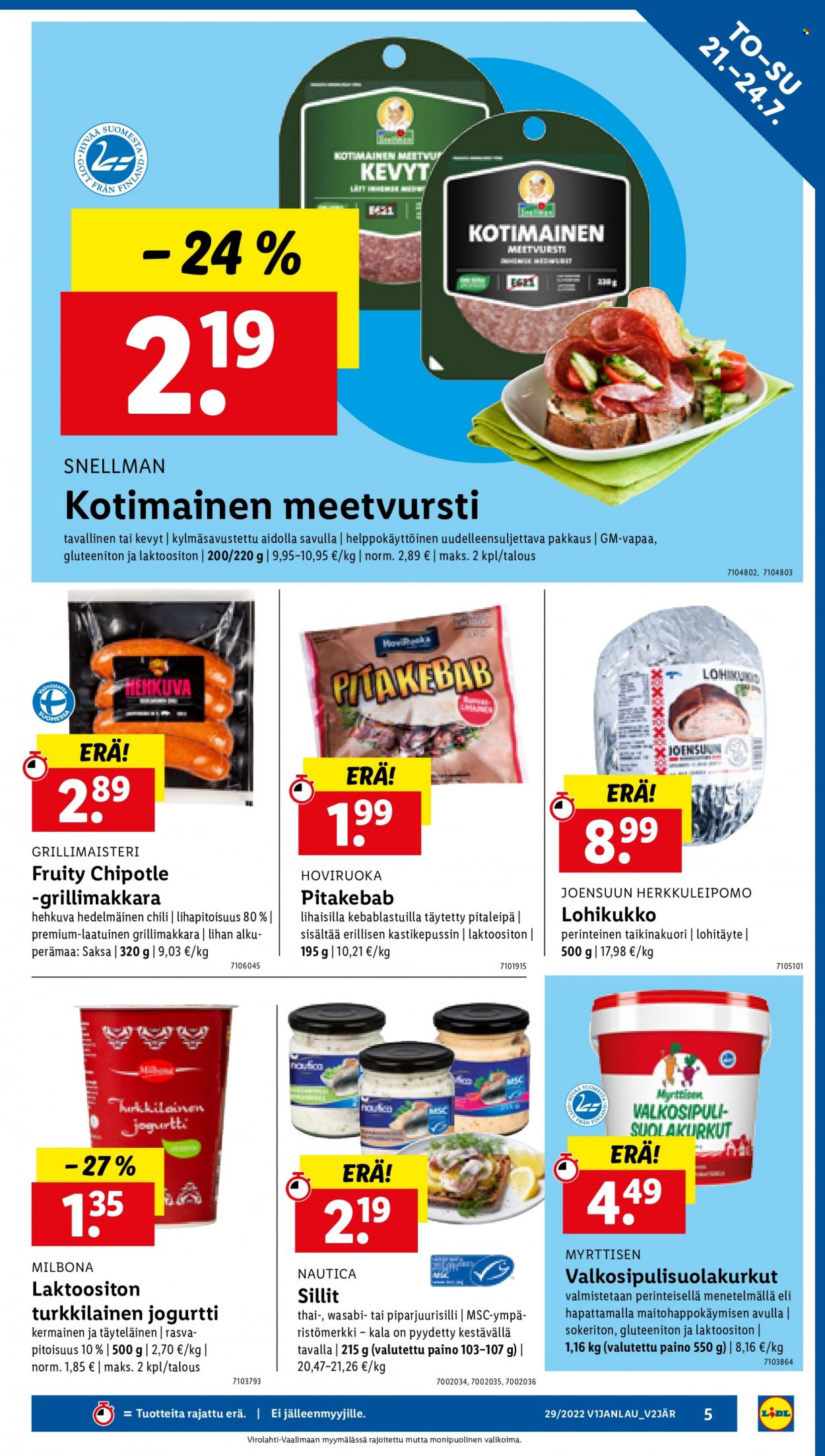 Lidl tarjoukset - 21.07.2022 - 27.07.2022. Sivu 5