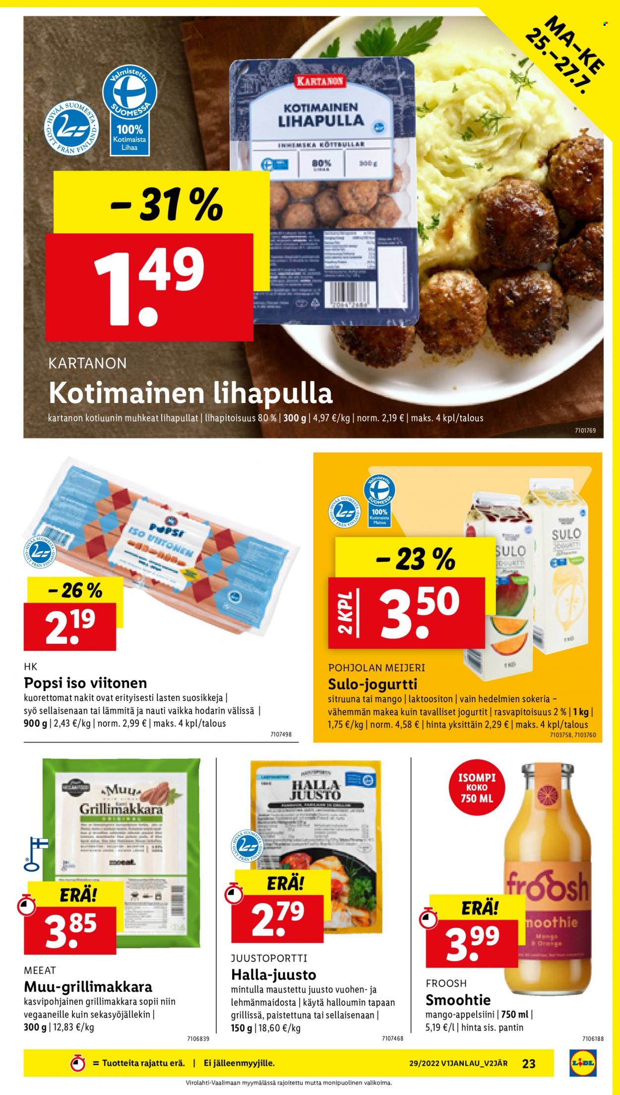 Lidl tarjoukset - 21.07.2022 - 27.07.2022. Sivu 23