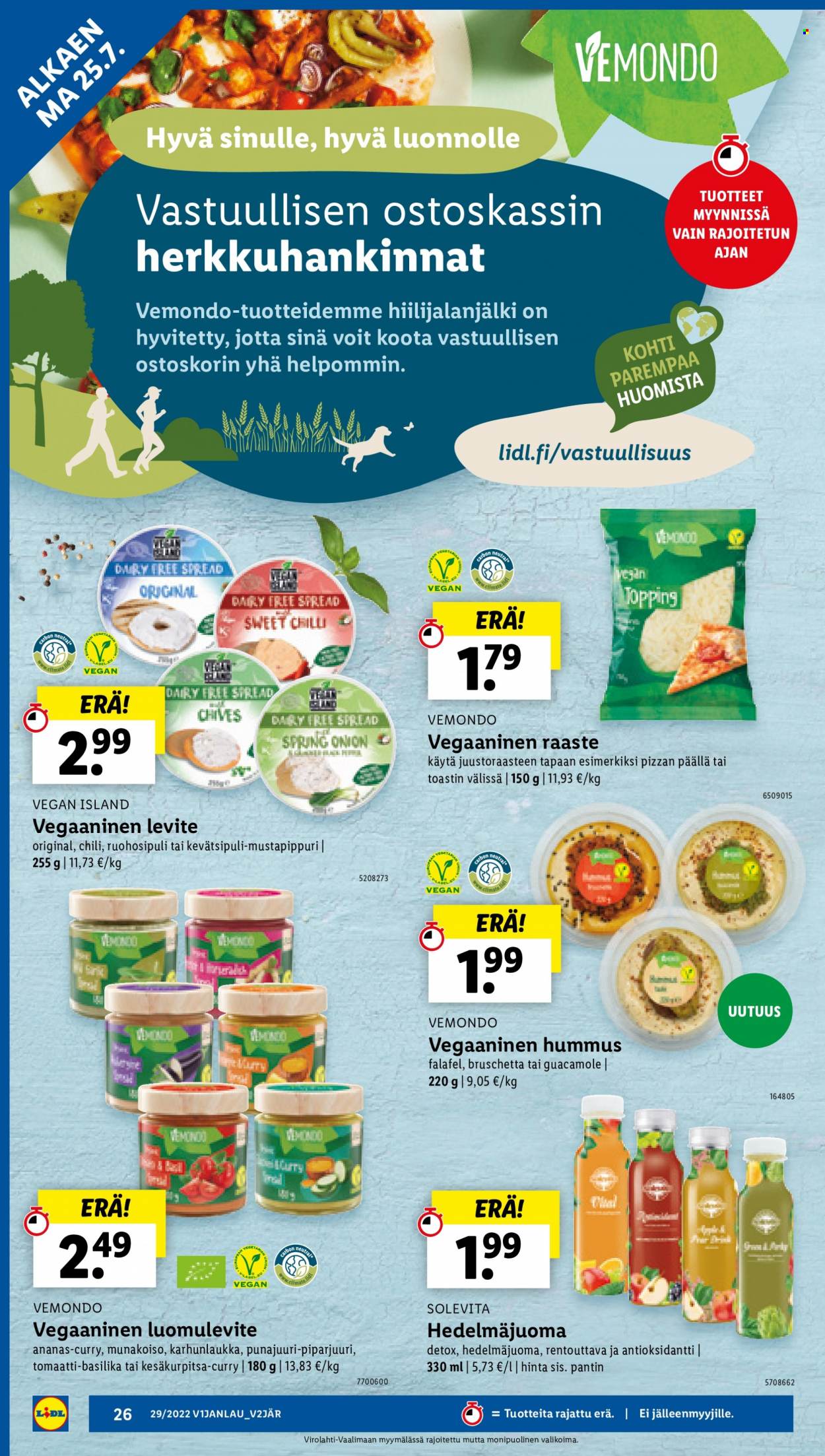 Lidl tarjoukset - 21.07.2022 - 27.07.2022. Sivu 26
