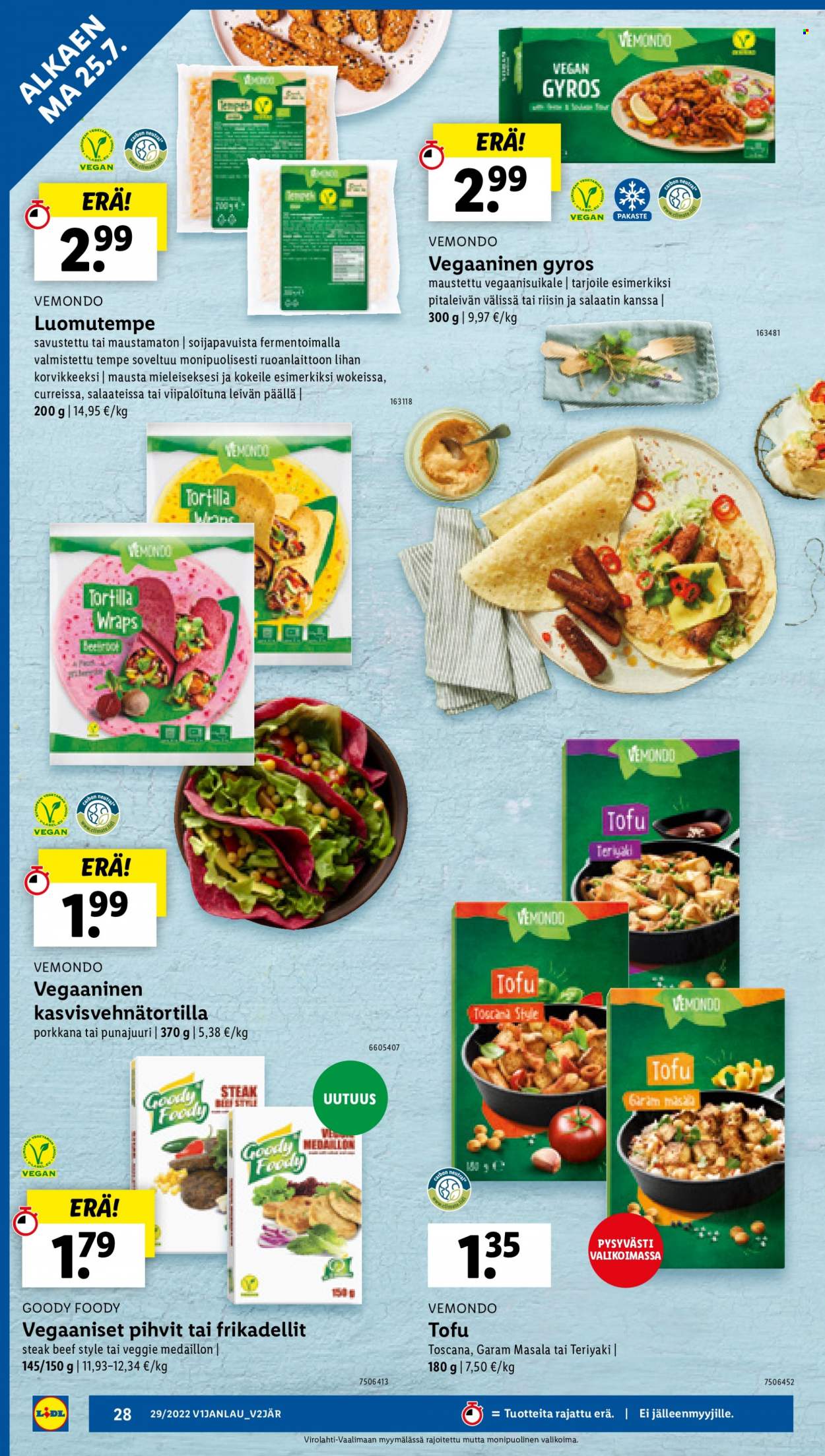 Lidl tarjoukset - 21.07.2022 - 27.07.2022. Sivu 28