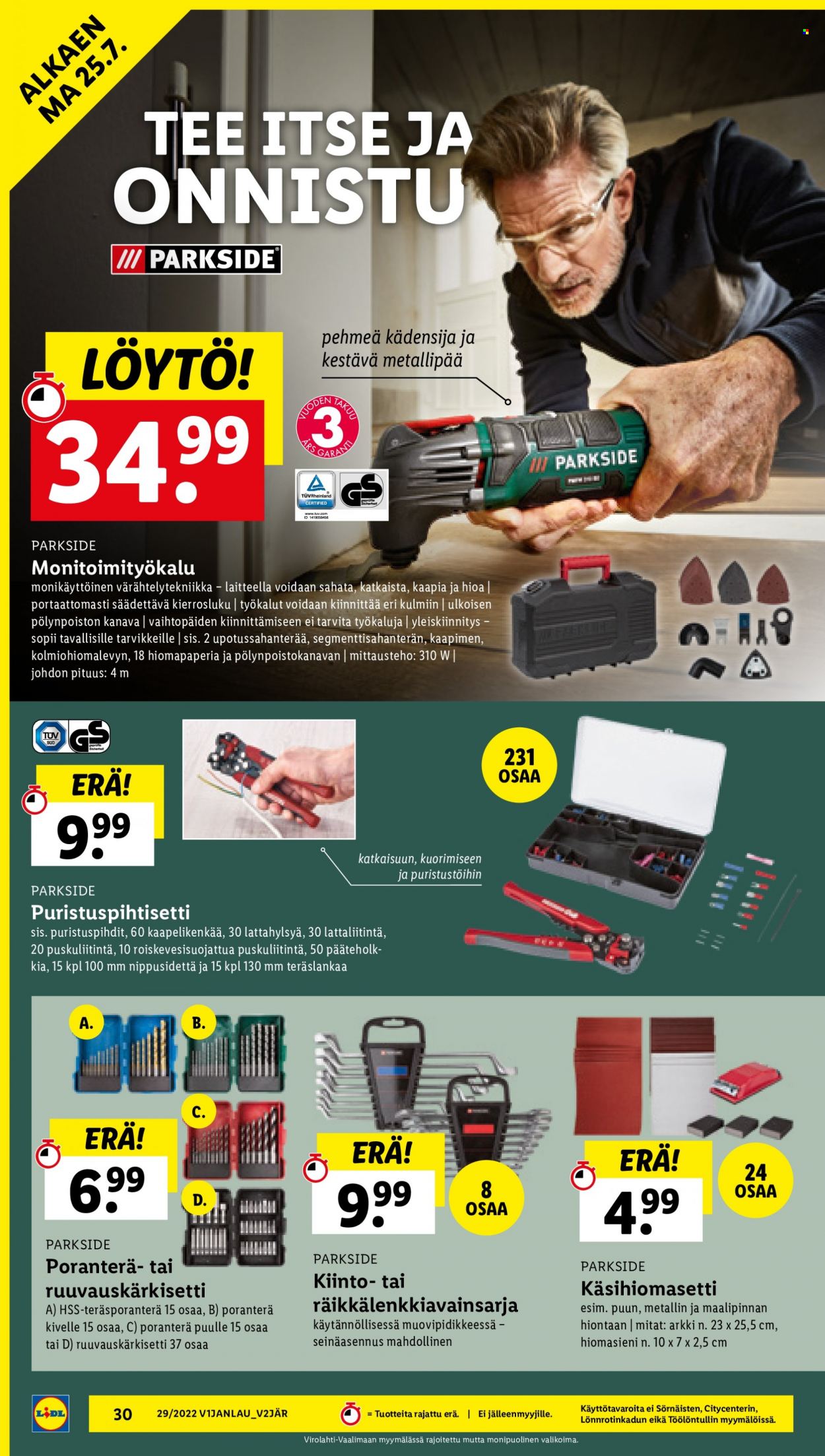 Lidl tarjoukset - 21.07.2022 - 27.07.2022. Sivu 30