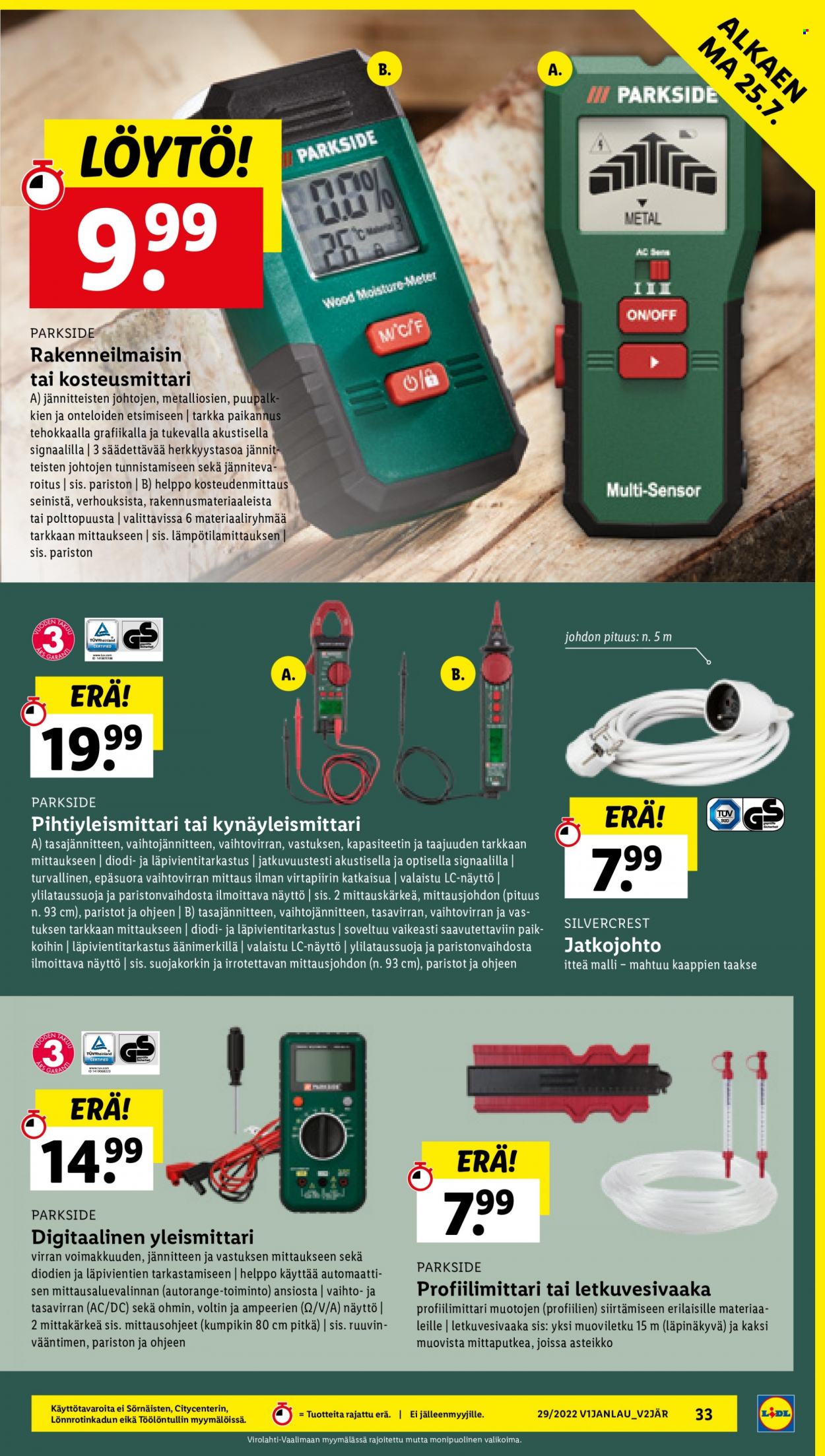 Lidl tarjoukset - 21.07.2022 - 27.07.2022. Sivu 33