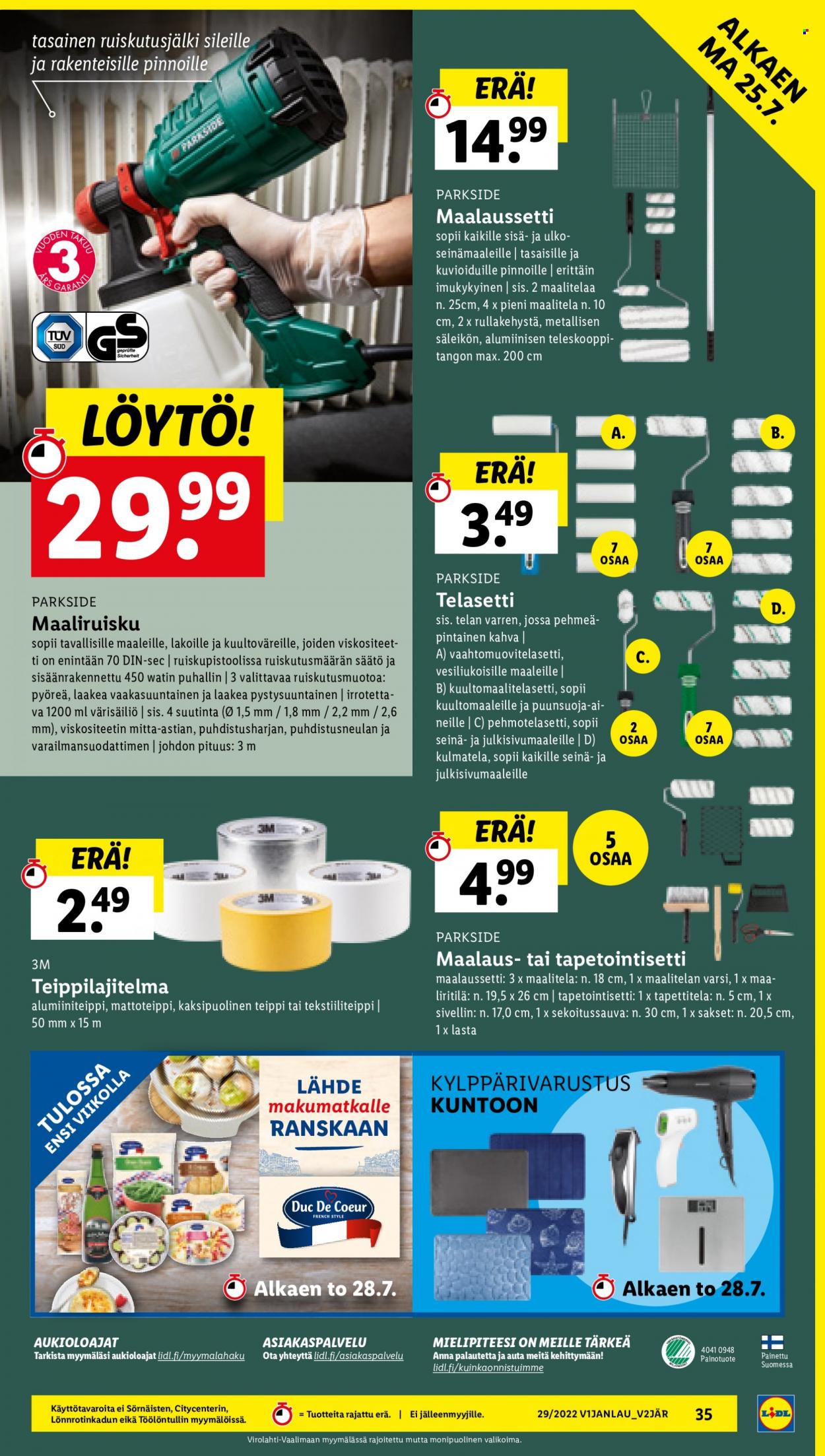 Lidl tarjoukset - 21.07.2022 - 27.07.2022. Sivu 35