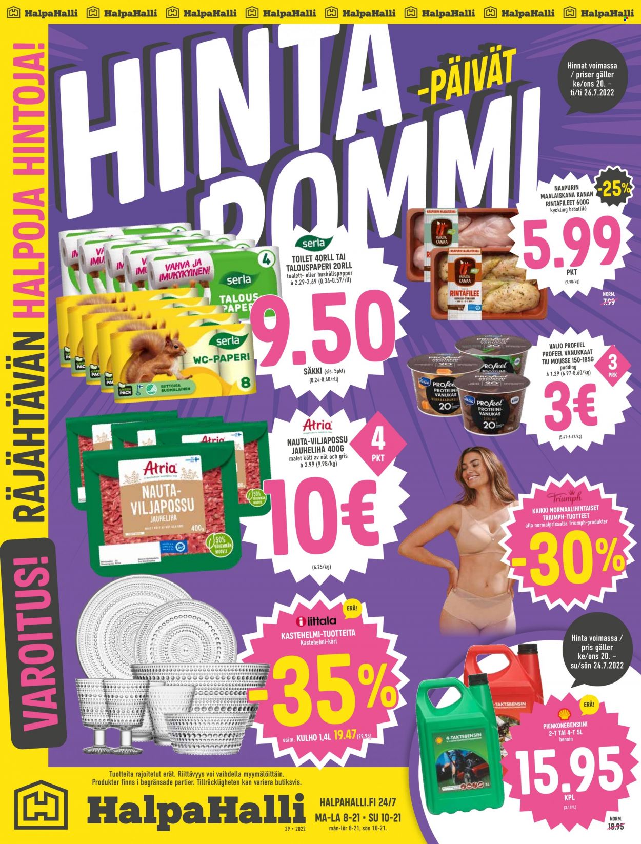 HalpaHalli tarjoukset - 20.07.2022 - 26.07.2022. Sivu 1