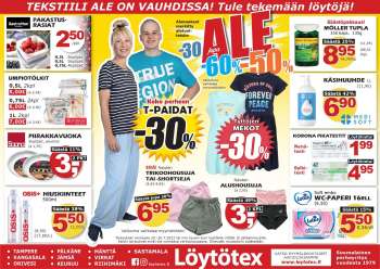 Löytötex tarjoukset  - 20.07.2022 - 26.07.2022.