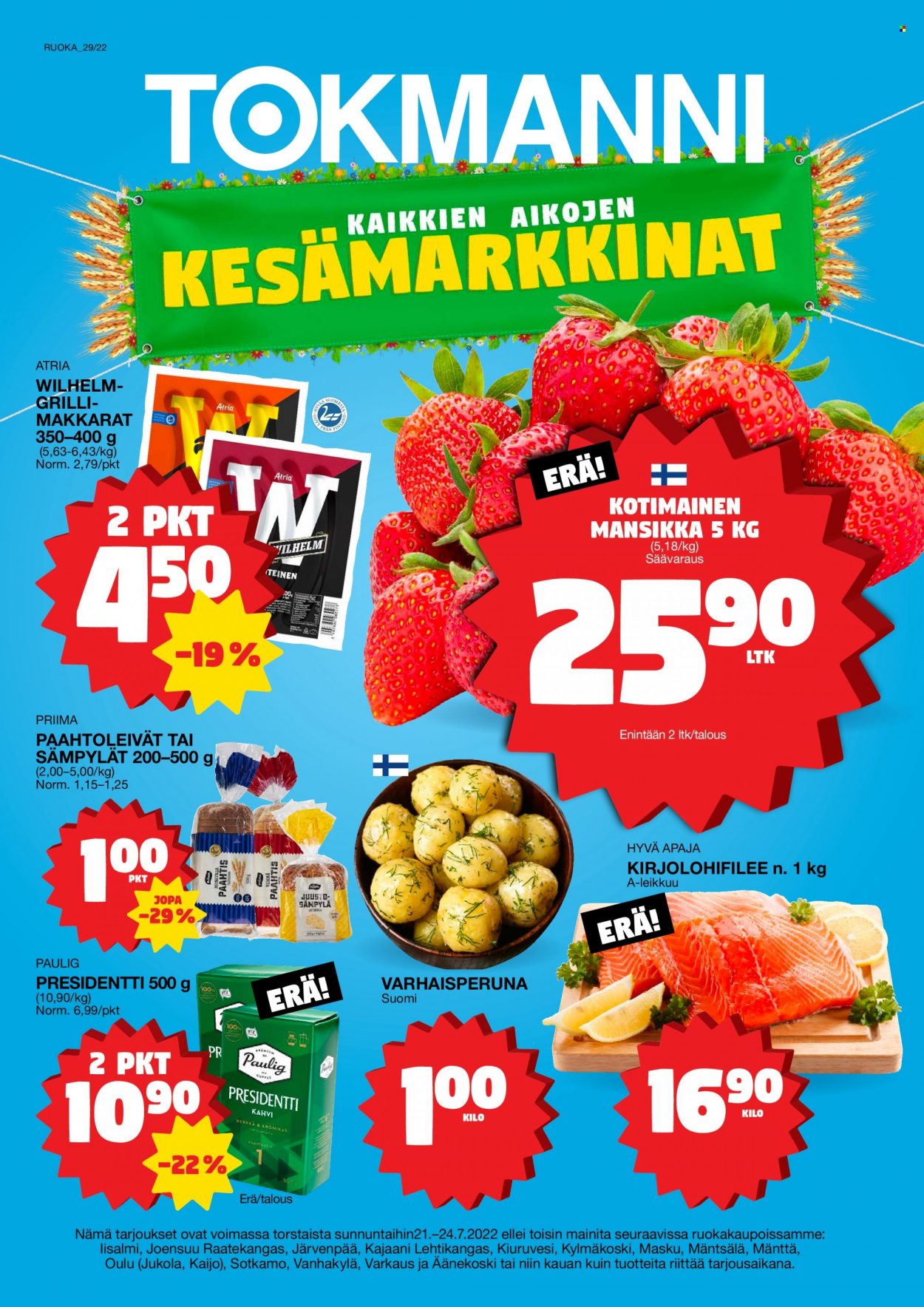 Tokmanni tarjoukset - 21.07.2022 - 24.07.2022. Sivu 1