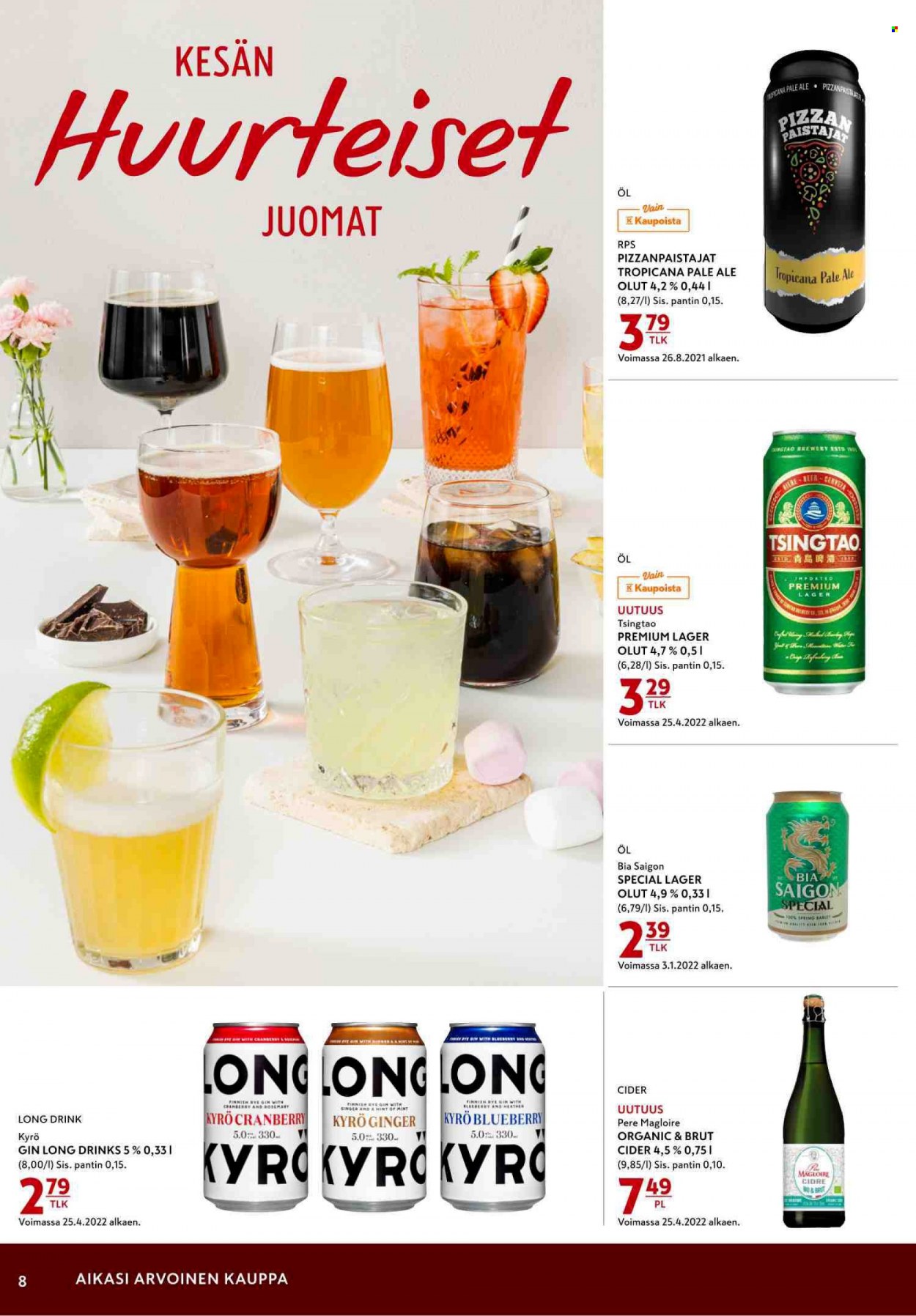 K-citymarket tarjoukset - 21.07.2022 - 24.07.2022. Sivu 8