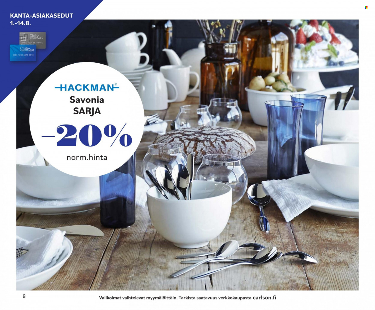Carlson tarjoukset - 01.08.2022 - 14.08.2022. Sivu 8