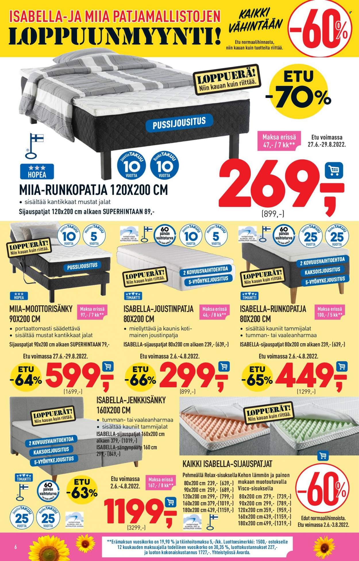 Sotka tarjoukset. Sivu 6