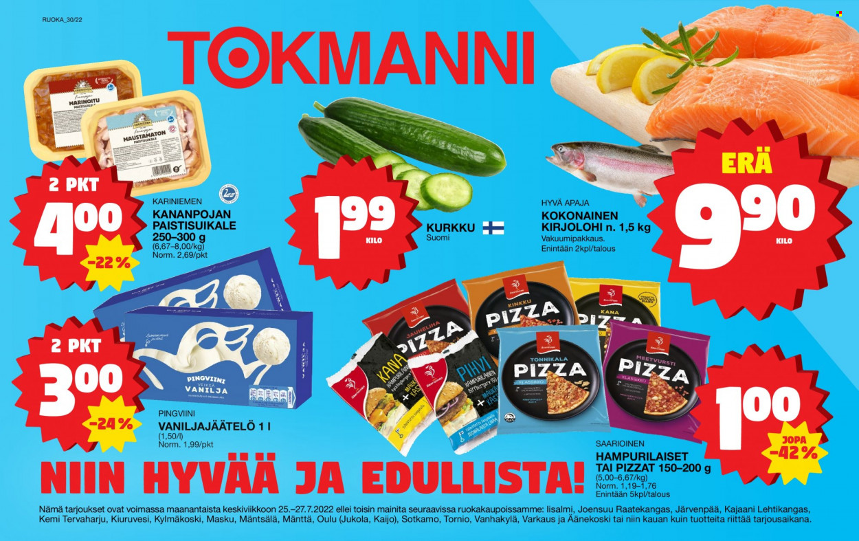 Tokmanni tarjoukset - 25.07.2022 - 27.07.2022. Sivu 1