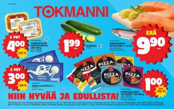 Tokmanni tarjoukset  - 25.07.2022 - 27.07.2022.