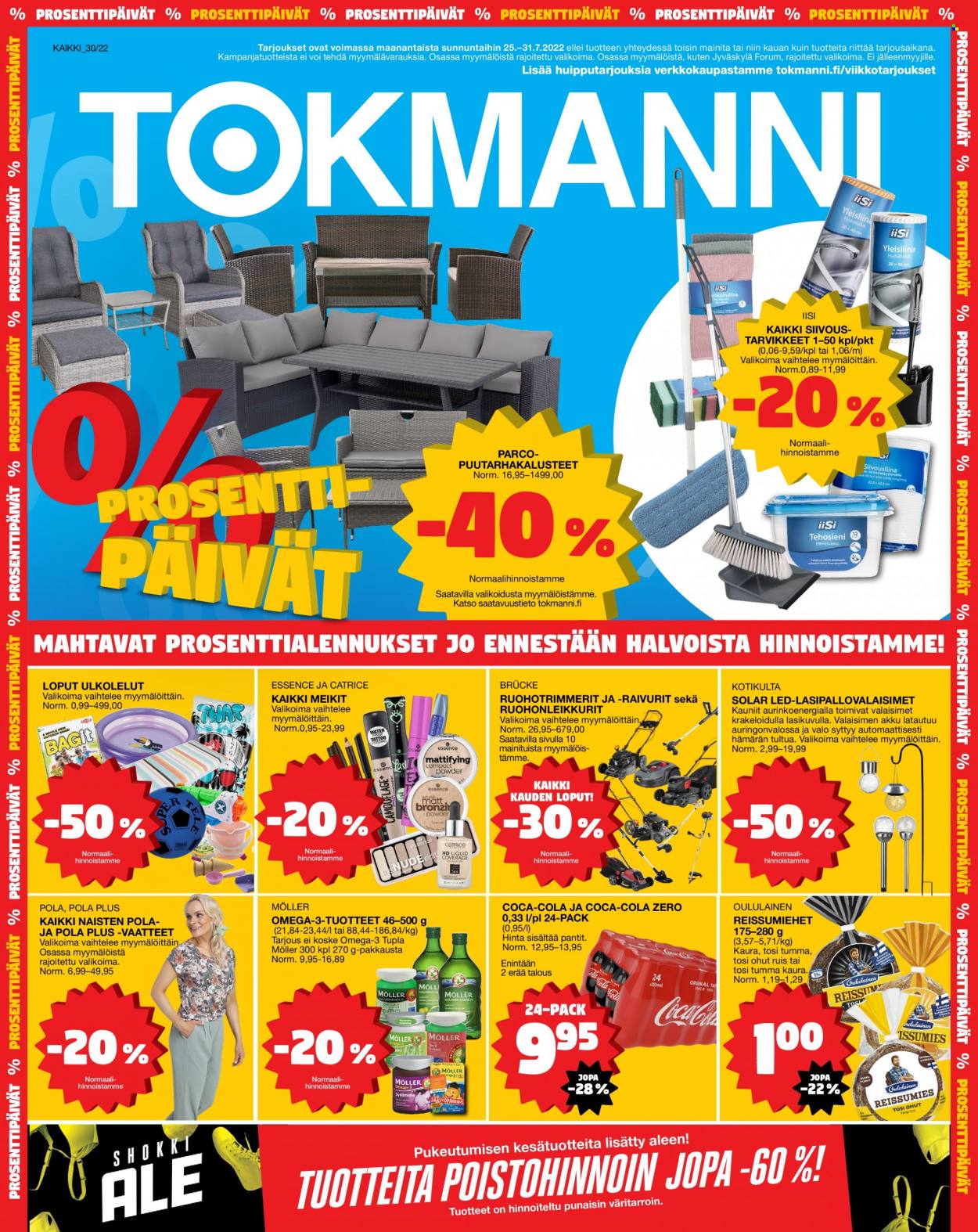 Tokmanni tarjoukset - 25.07.2022 - 31.07.2022. Sivu 1