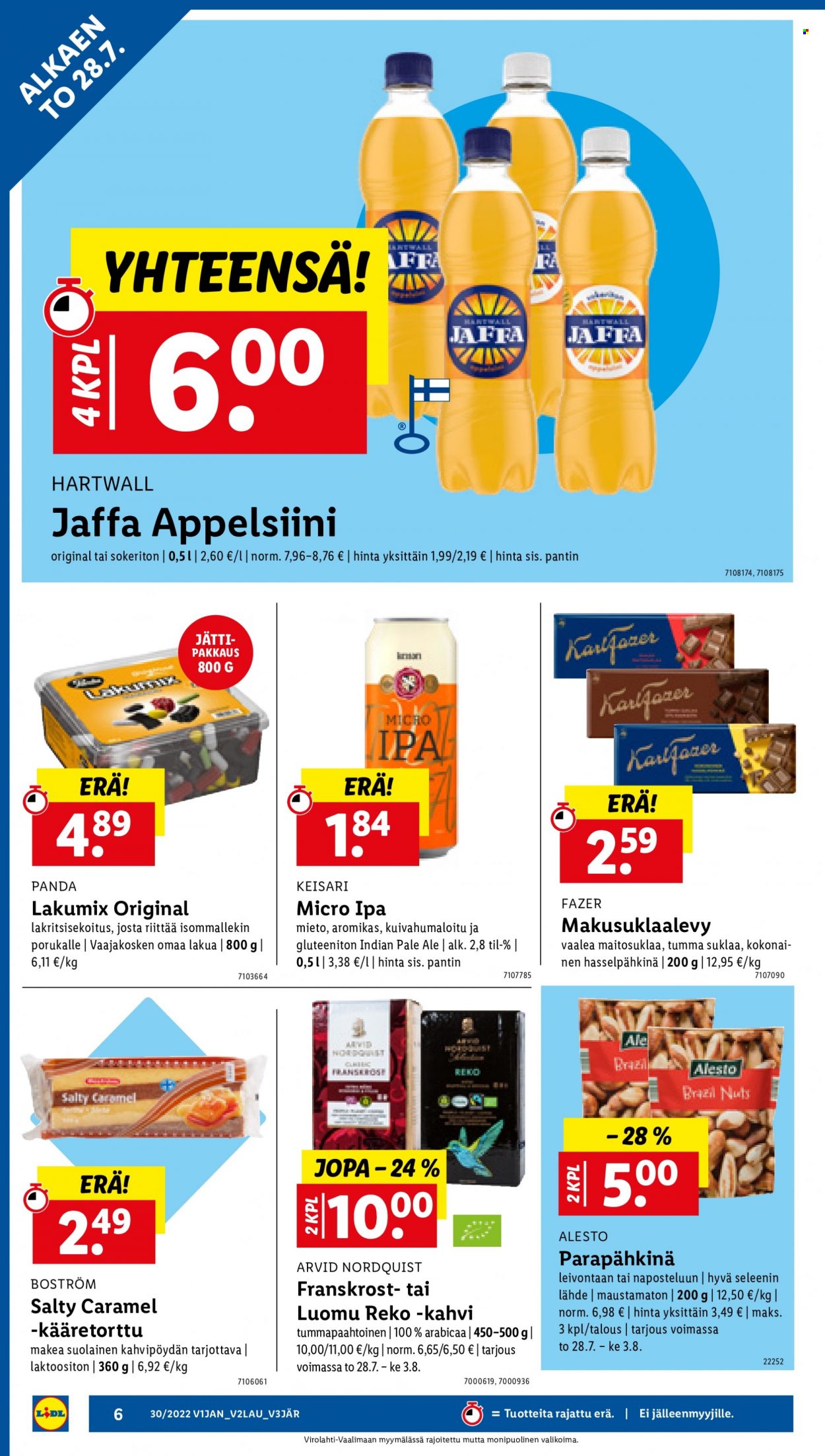 Lidl tarjoukset - 28.07.2022 - 03.08.2022. Sivu 6