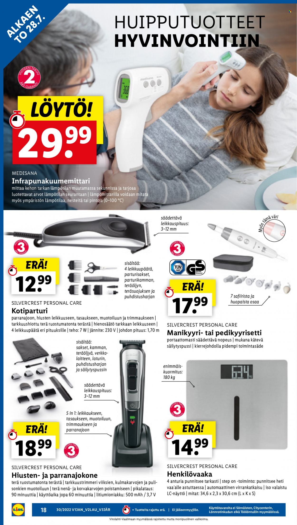 Lidl tarjoukset - 28.07.2022 - 03.08.2022. Sivu 18