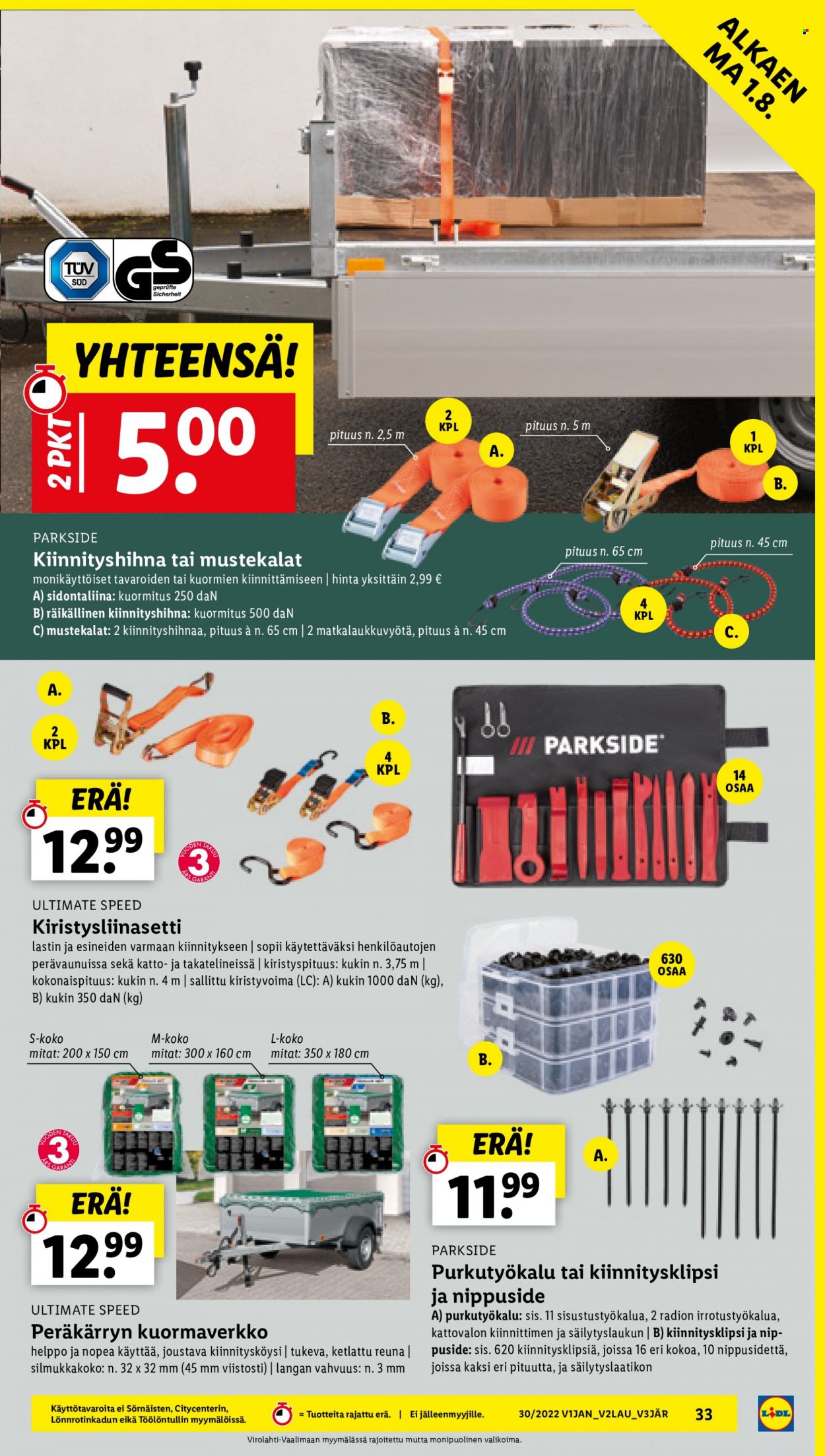 Lidl tarjoukset - 28.07.2022 - 03.08.2022. Sivu 33