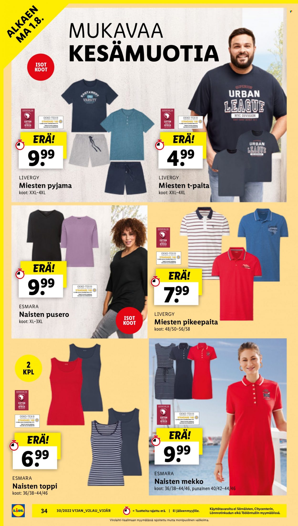 Lidl tarjoukset - 28.07.2022 - 03.08.2022. Sivu 34