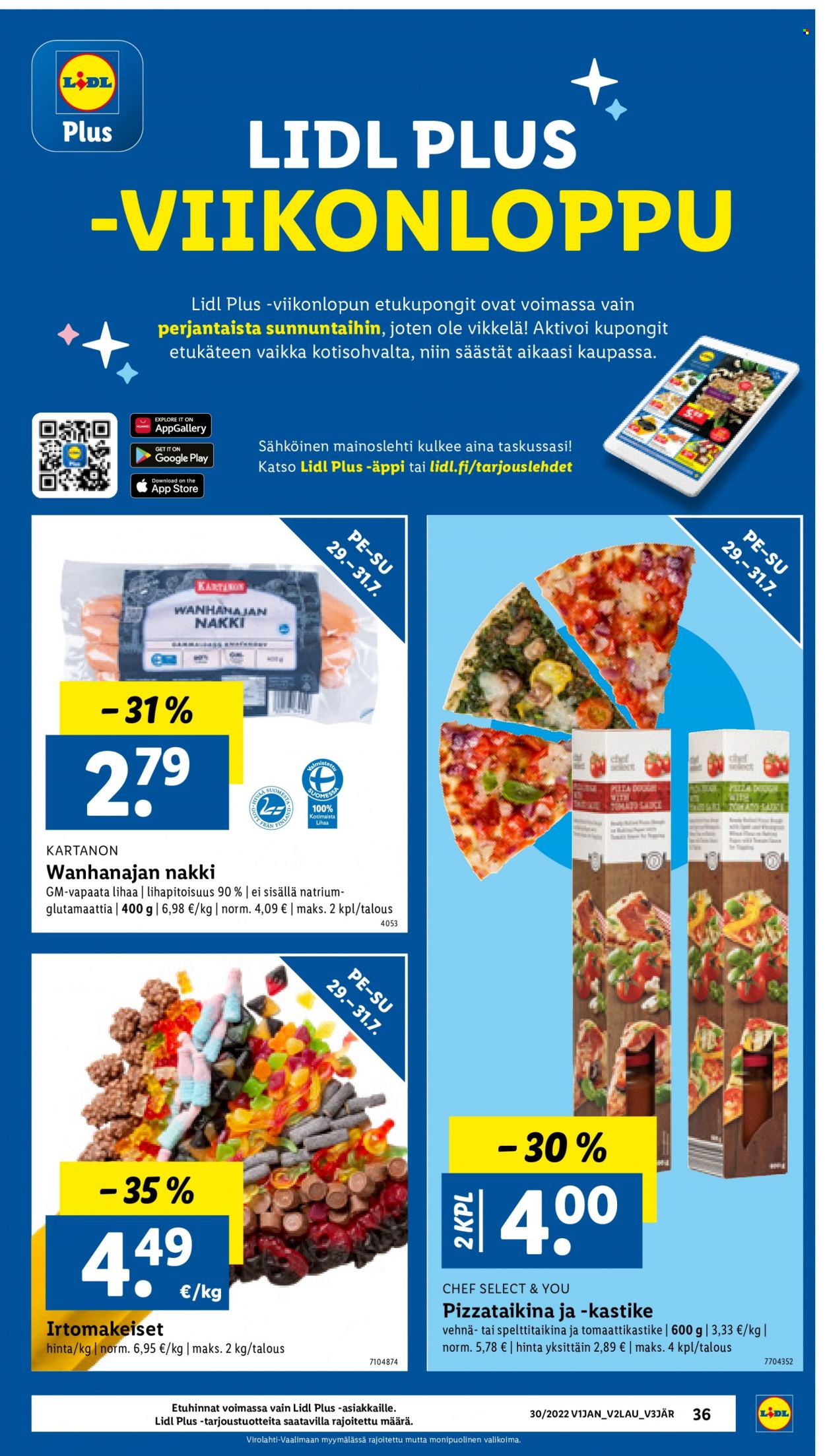 Lidl tarjoukset - 28.07.2022 - 03.08.2022. Sivu 36